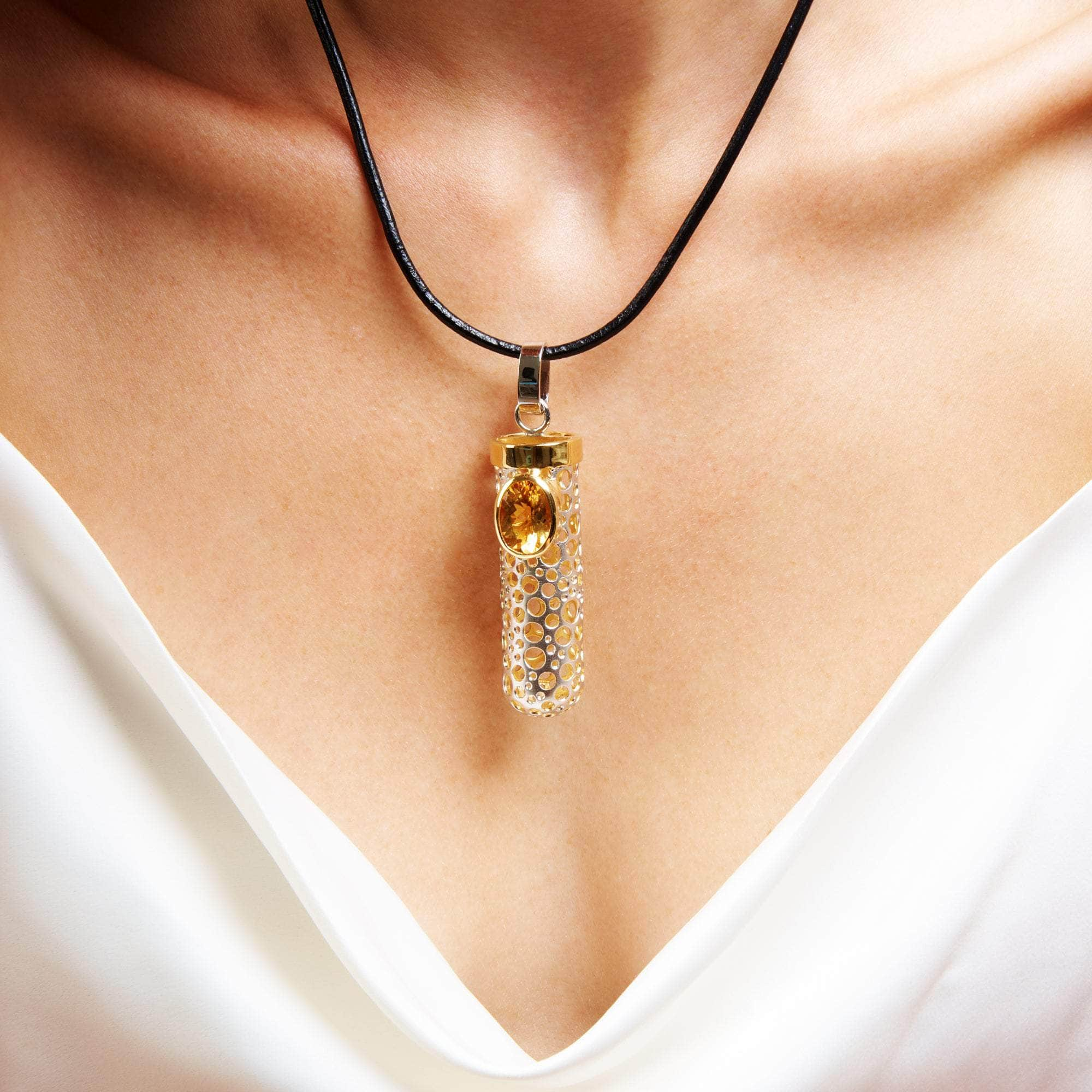 Audacieux Citrine Pendant GERMAN KABIRSKI