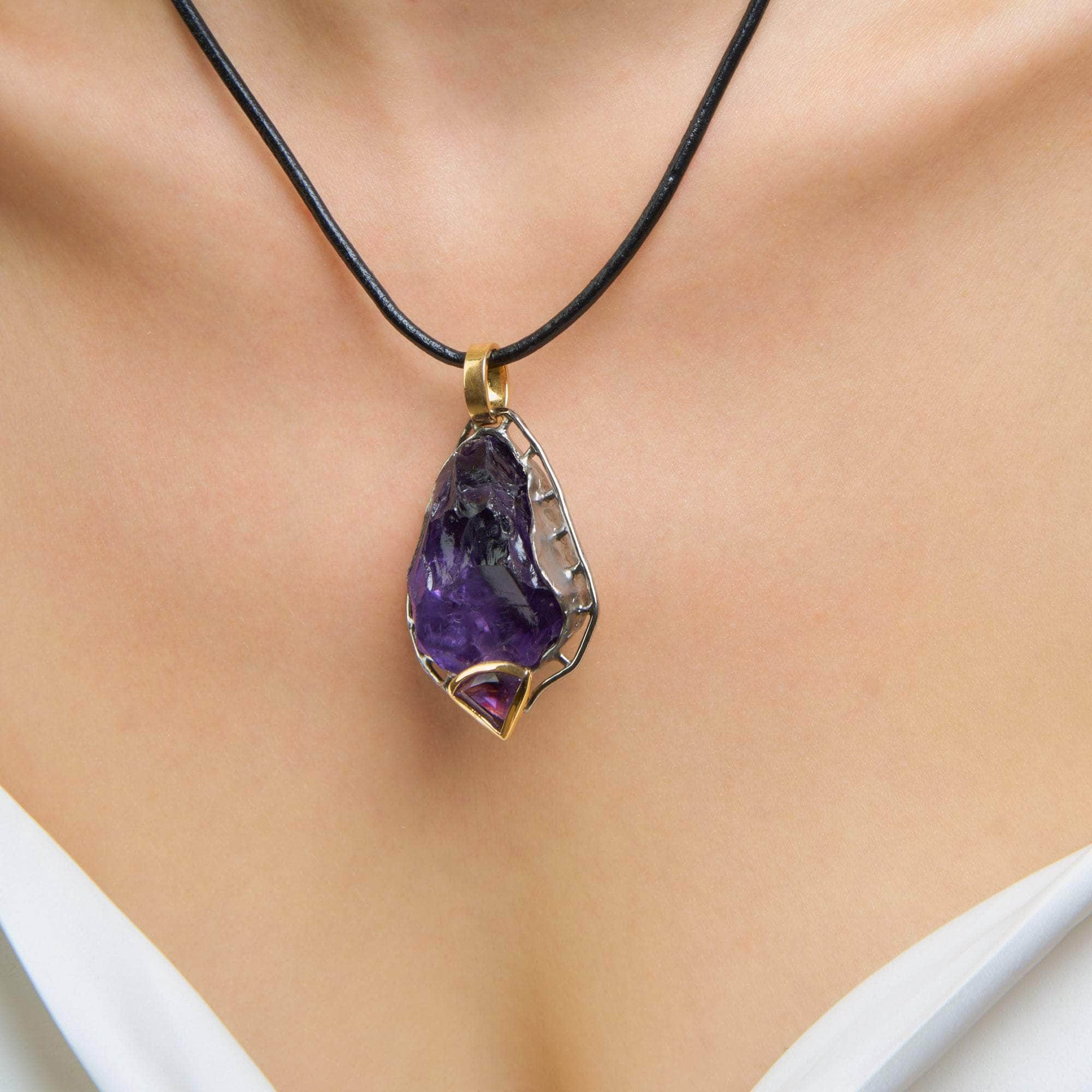 Rhea Amethyst Pendant GERMAN KABIRSKI