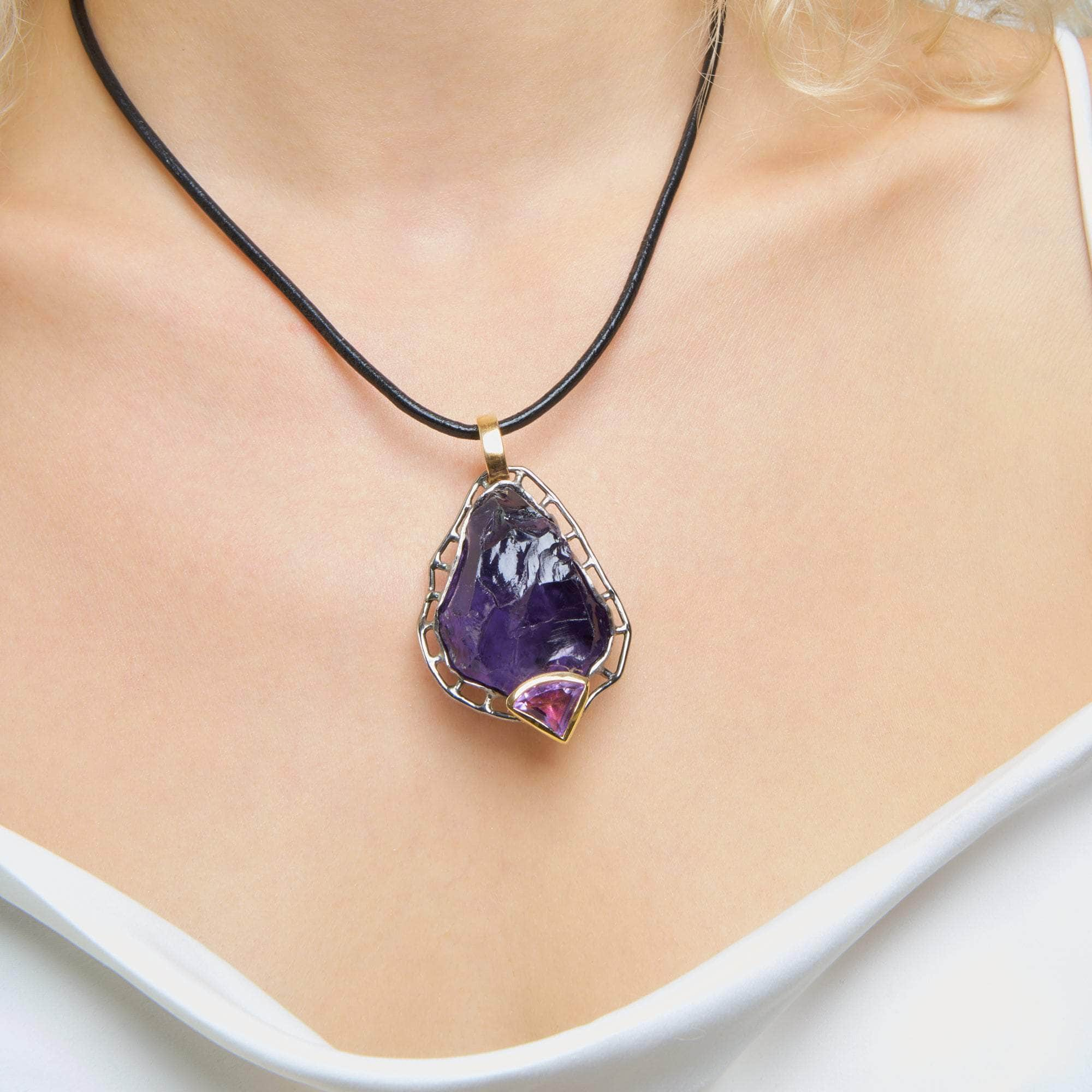 Rhea Amethyst Pendant GERMAN KABIRSKI