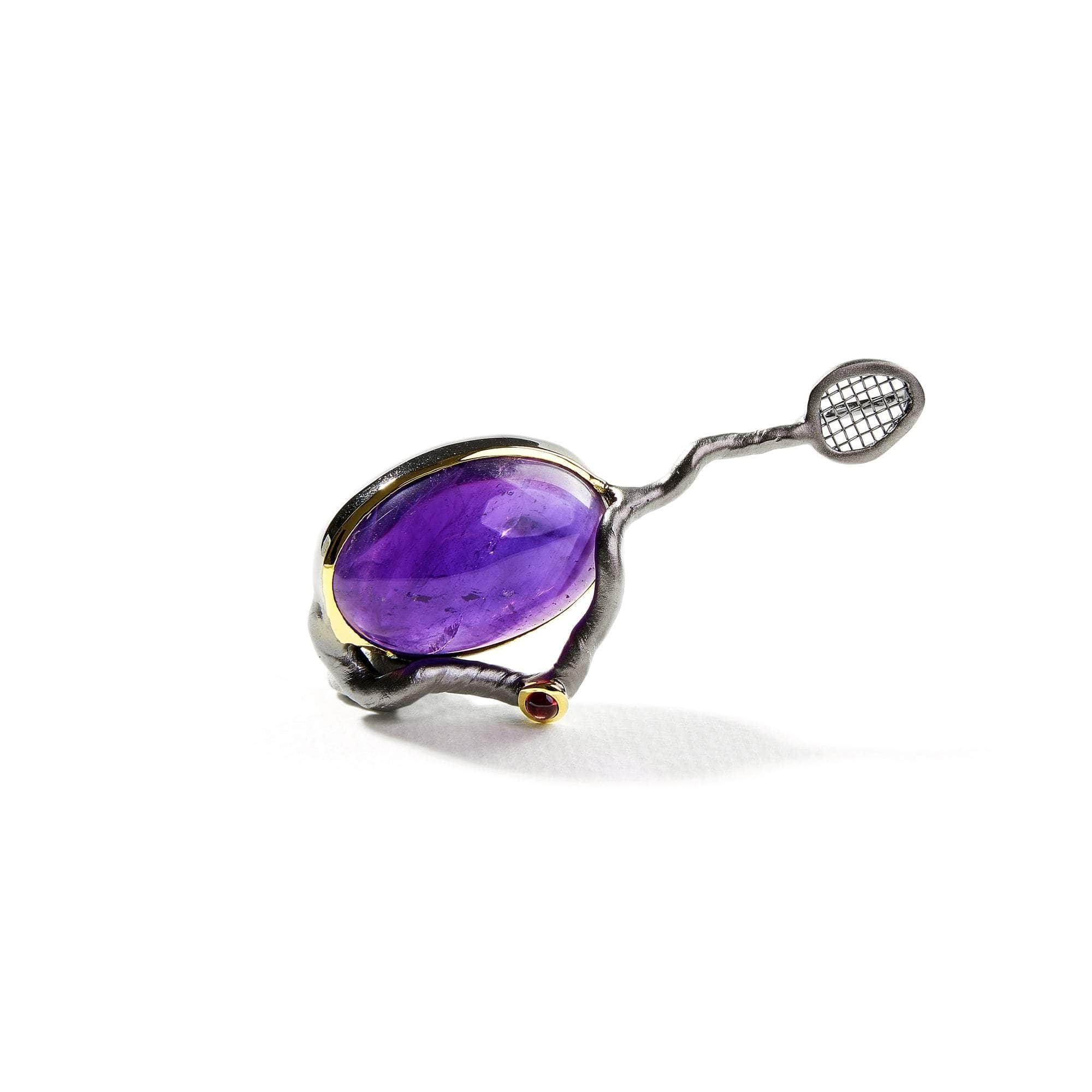 Ada Amethyst and Yellow Sapphire Pendant GERMAN KABIRSKI