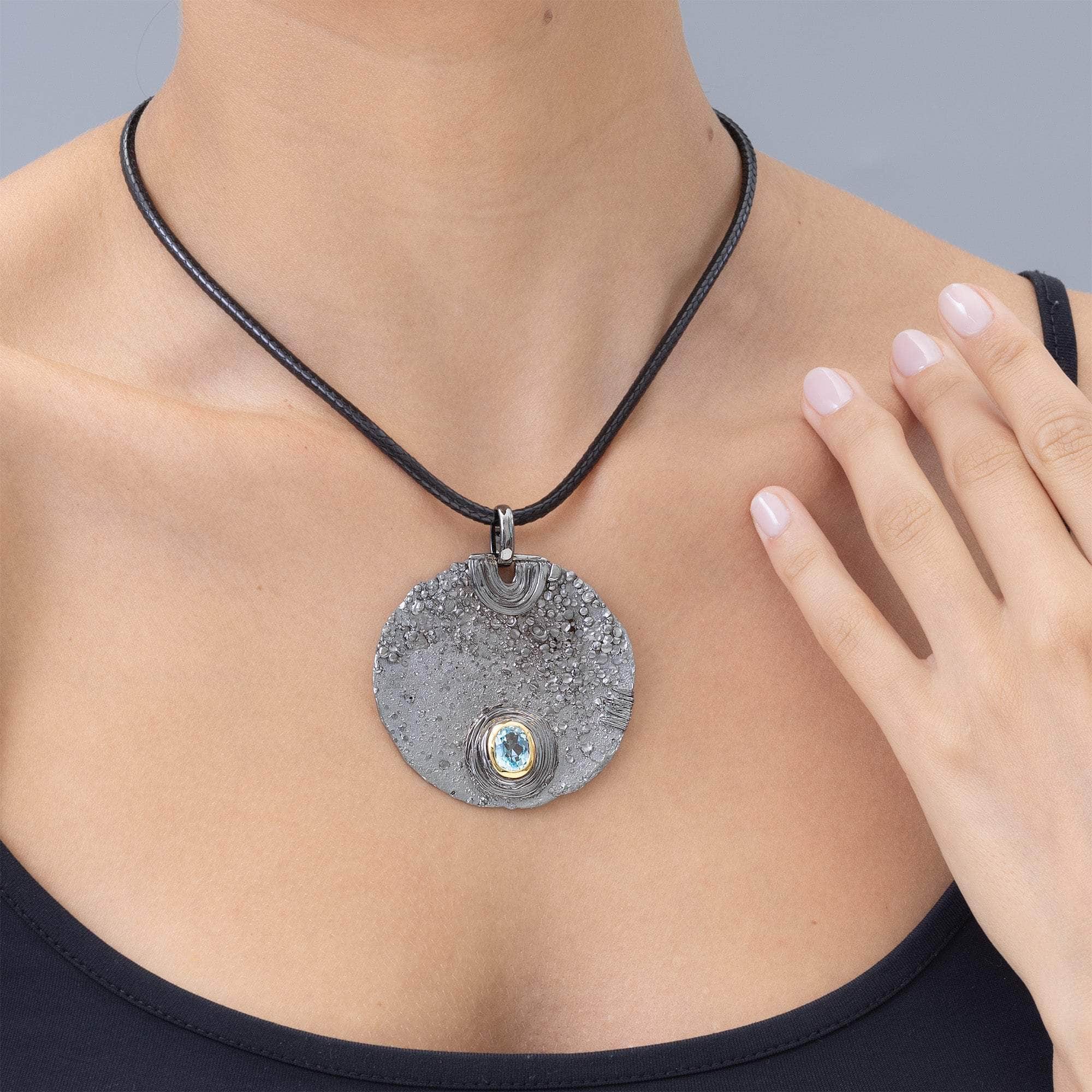 Severn Blue Topaz Pendant