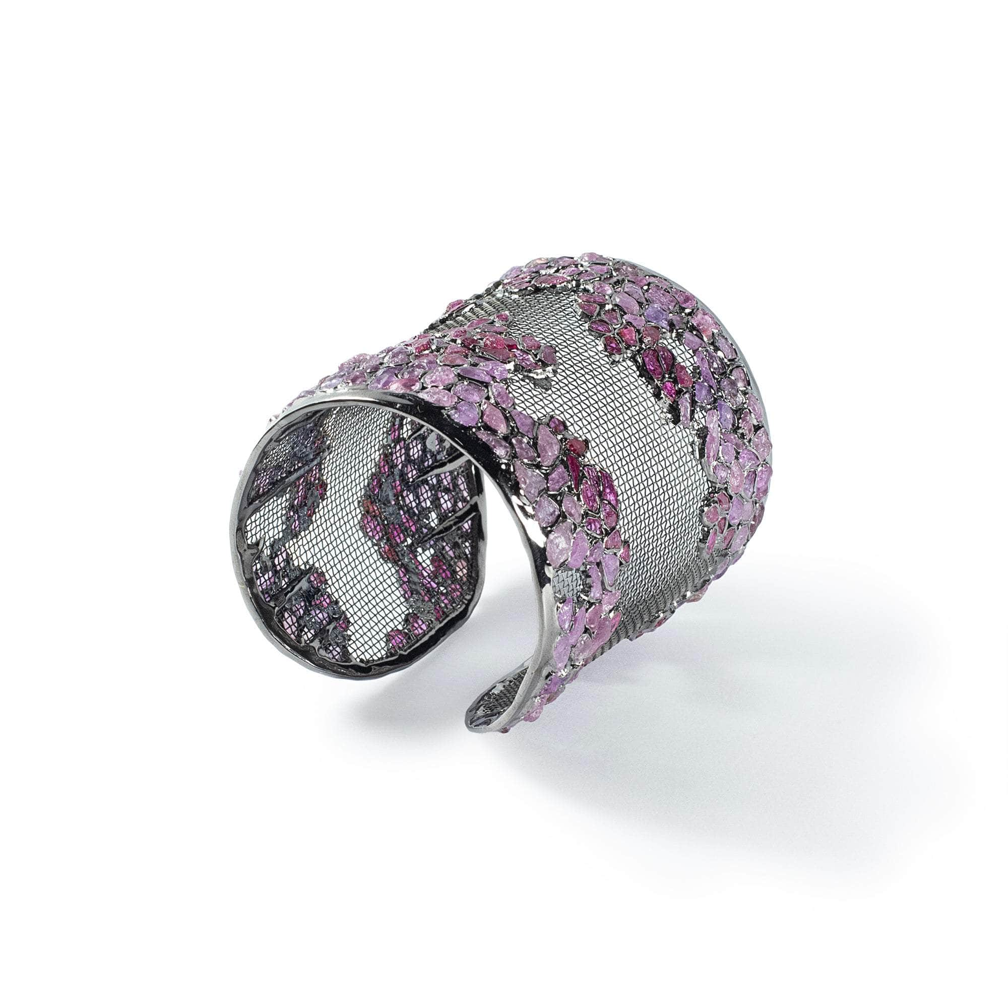 Netz Ruby and Sapphire Bangle GERMAN KABIRSKI