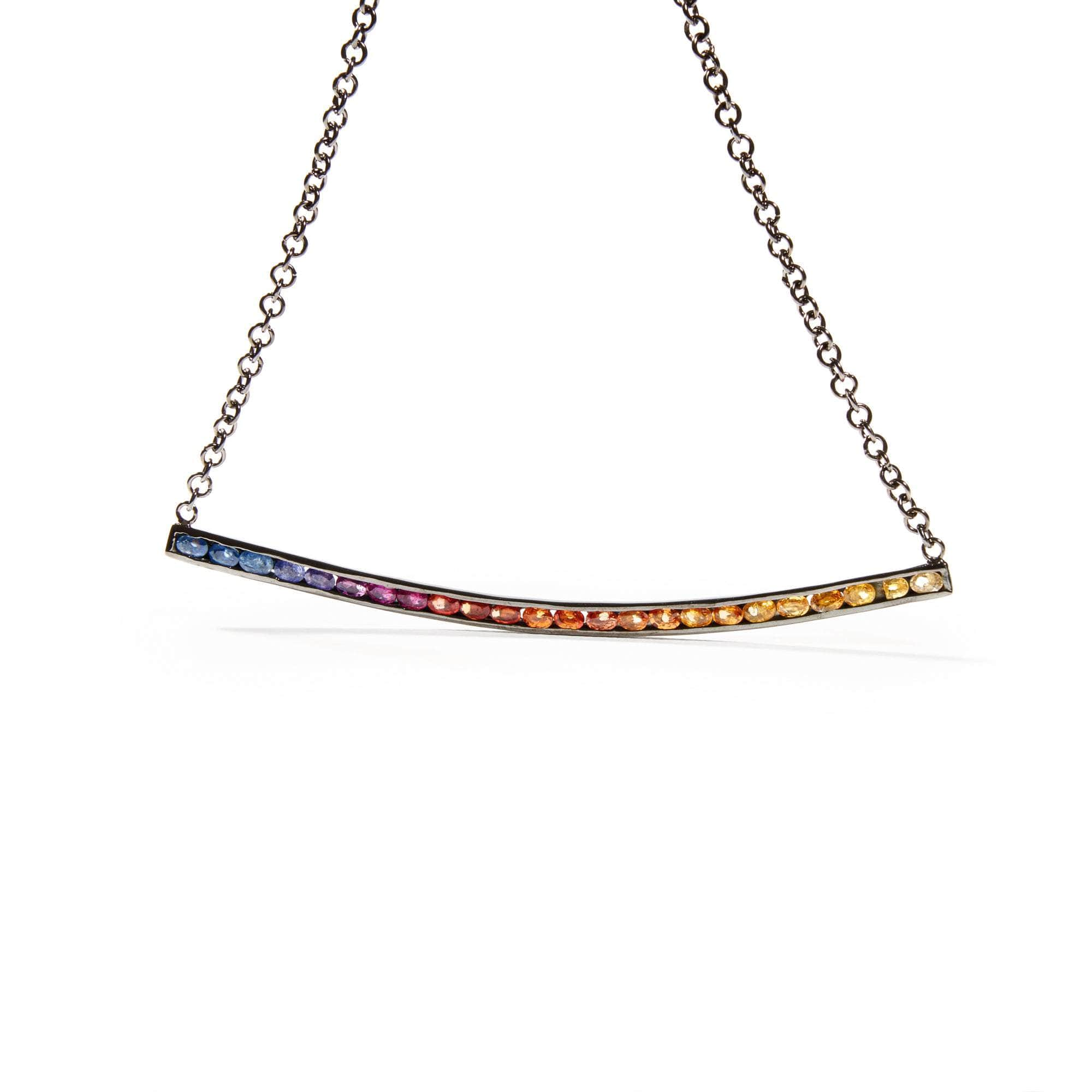 Swing Mixed Sapphire Necklace GERMAN KABIRSKI