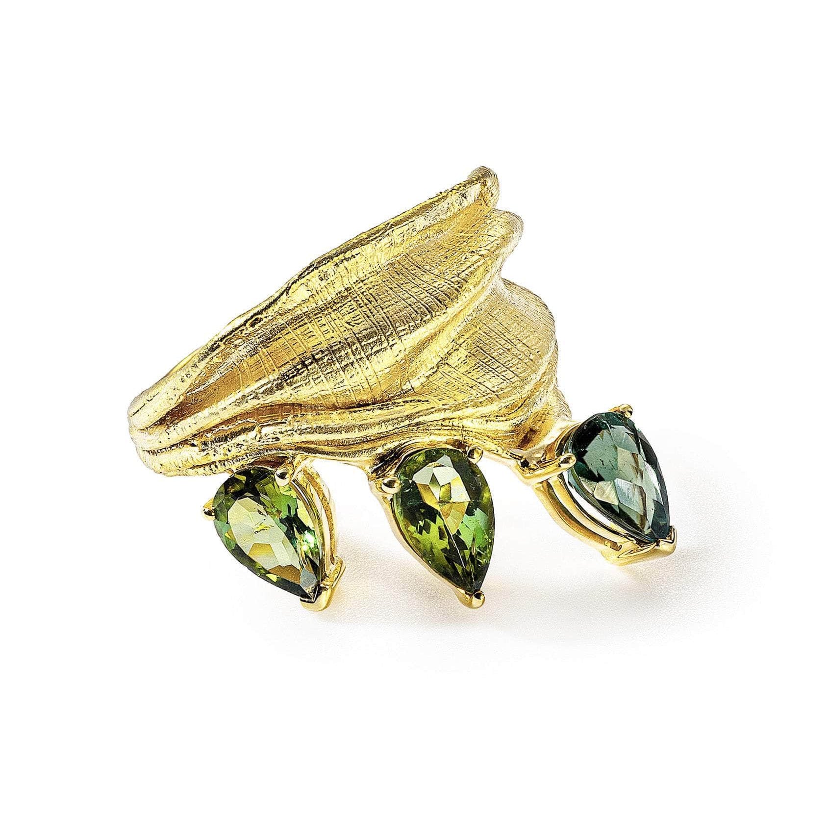 Oya Green Tourmaline Ring GERMAN KABIRSKI