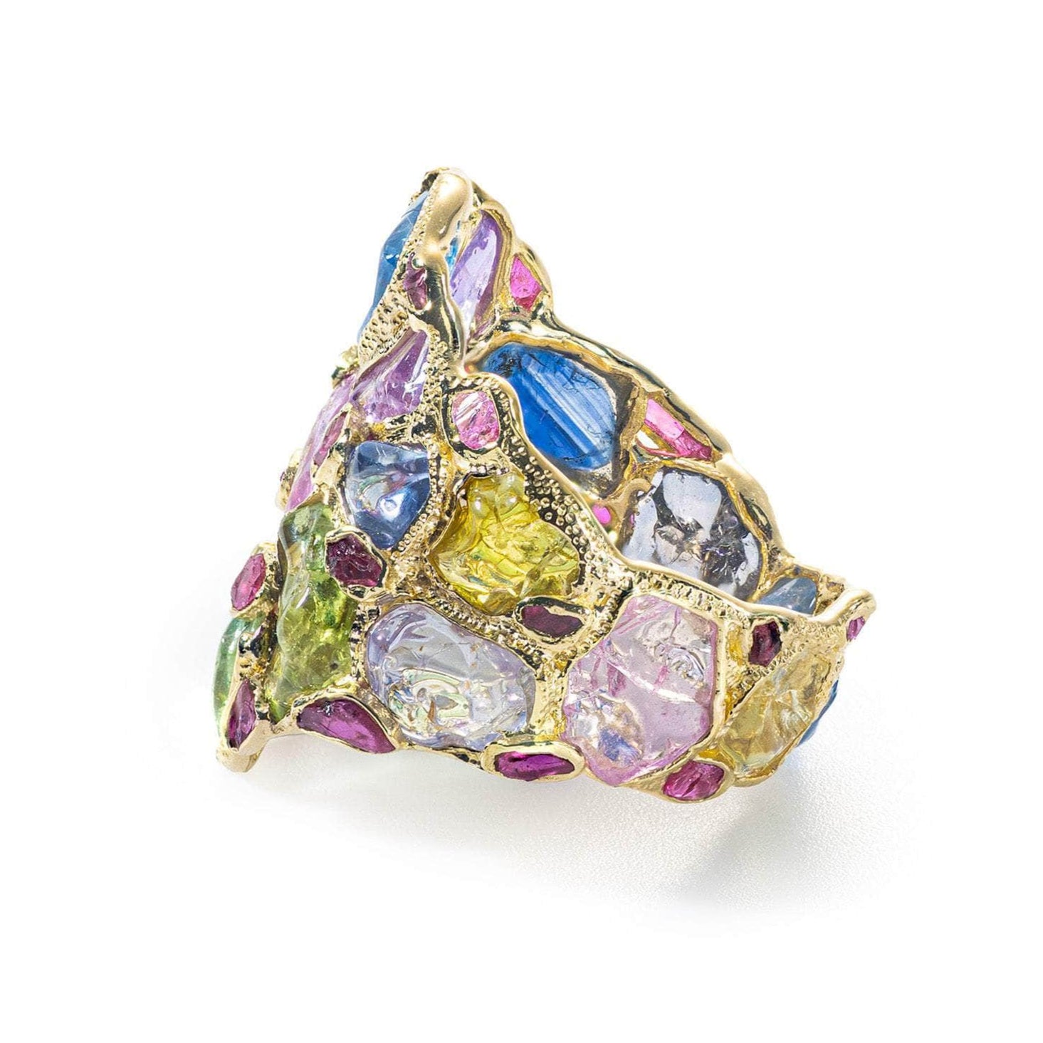 Midas Sapphire and Ruby Ring GERMAN KABIRSKI