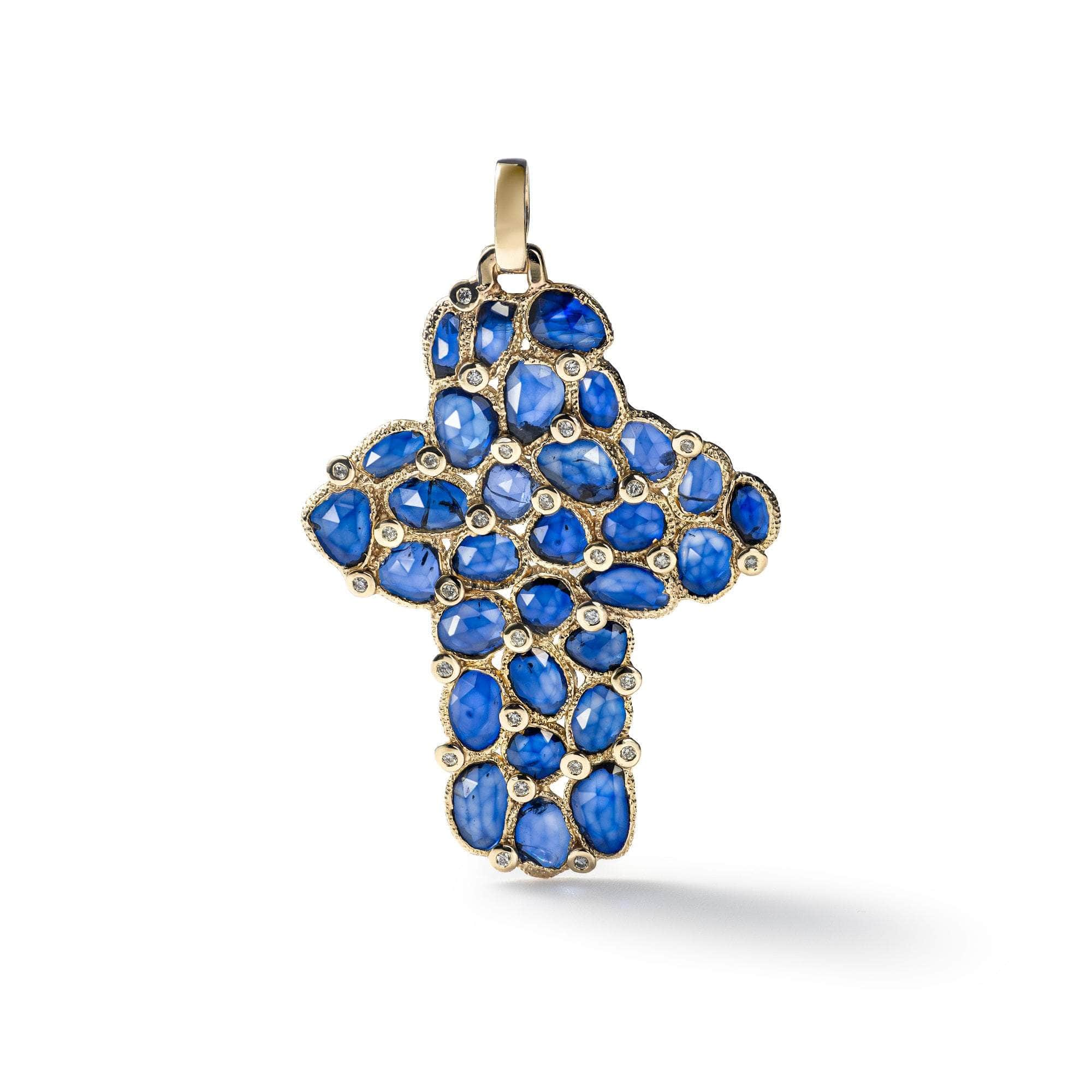 Asmani Sapphire and Diamond Pendant GERMAN KABIRSKI