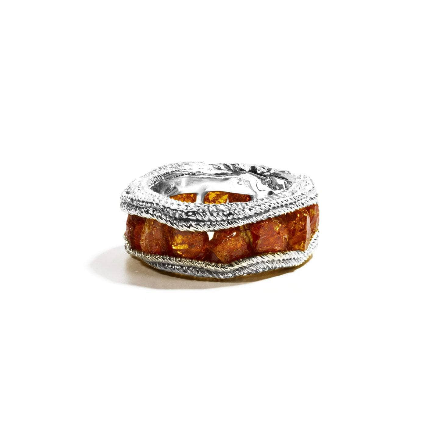 Elstara Spessartine Garnet Ring (White Rhodium) GERMAN KABIRSKI