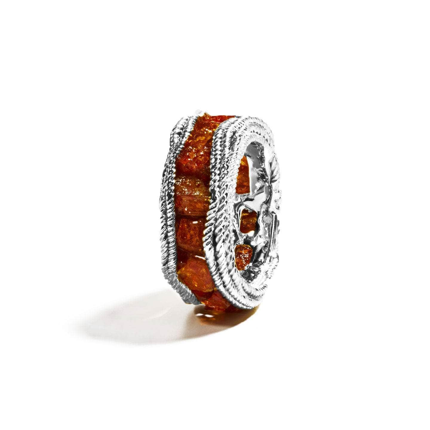 Elstara Spessartine Garnet Ring (White Rhodium) GERMAN KABIRSKI