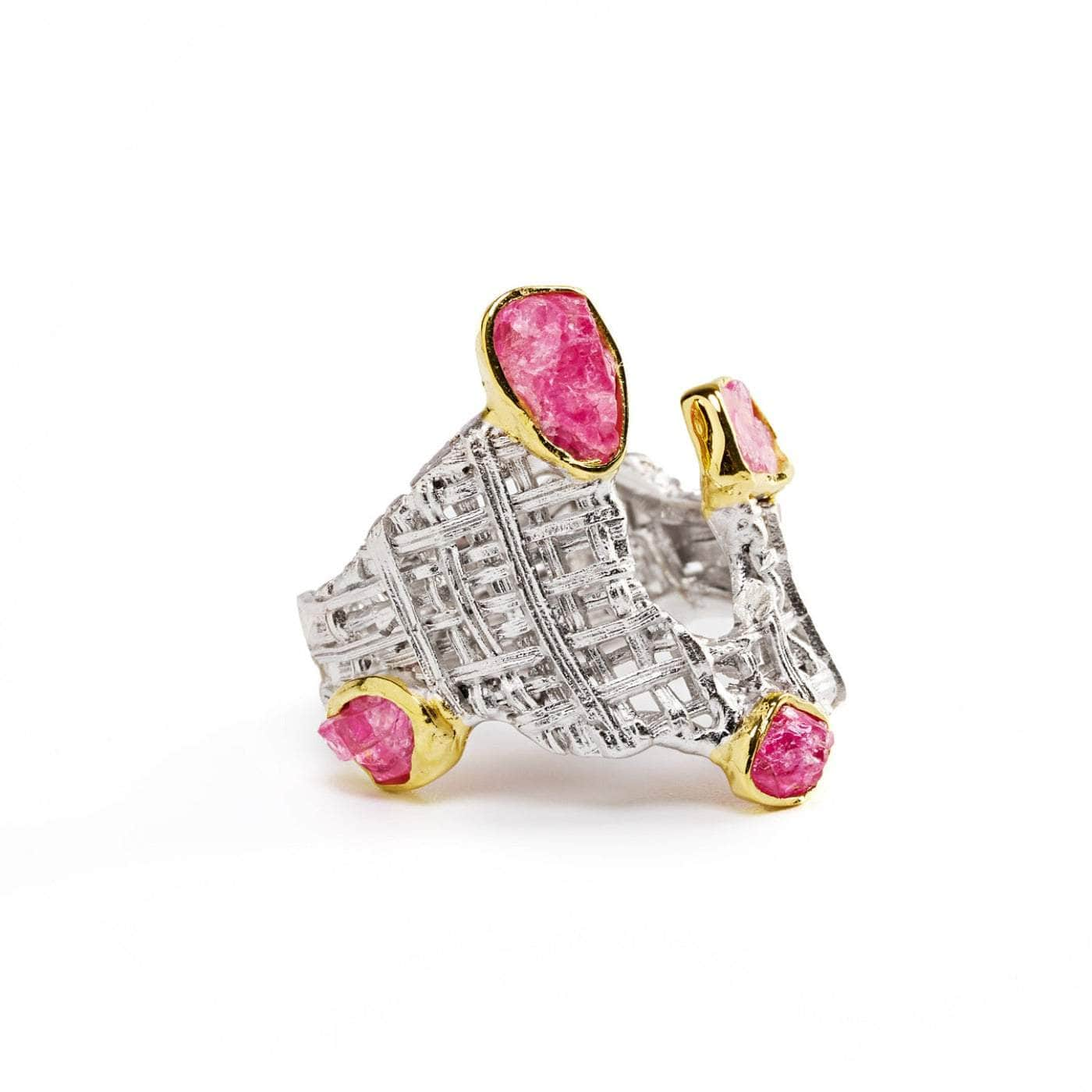 Falla Pink Spinel Rough Ring GERMAN KABIRSKI