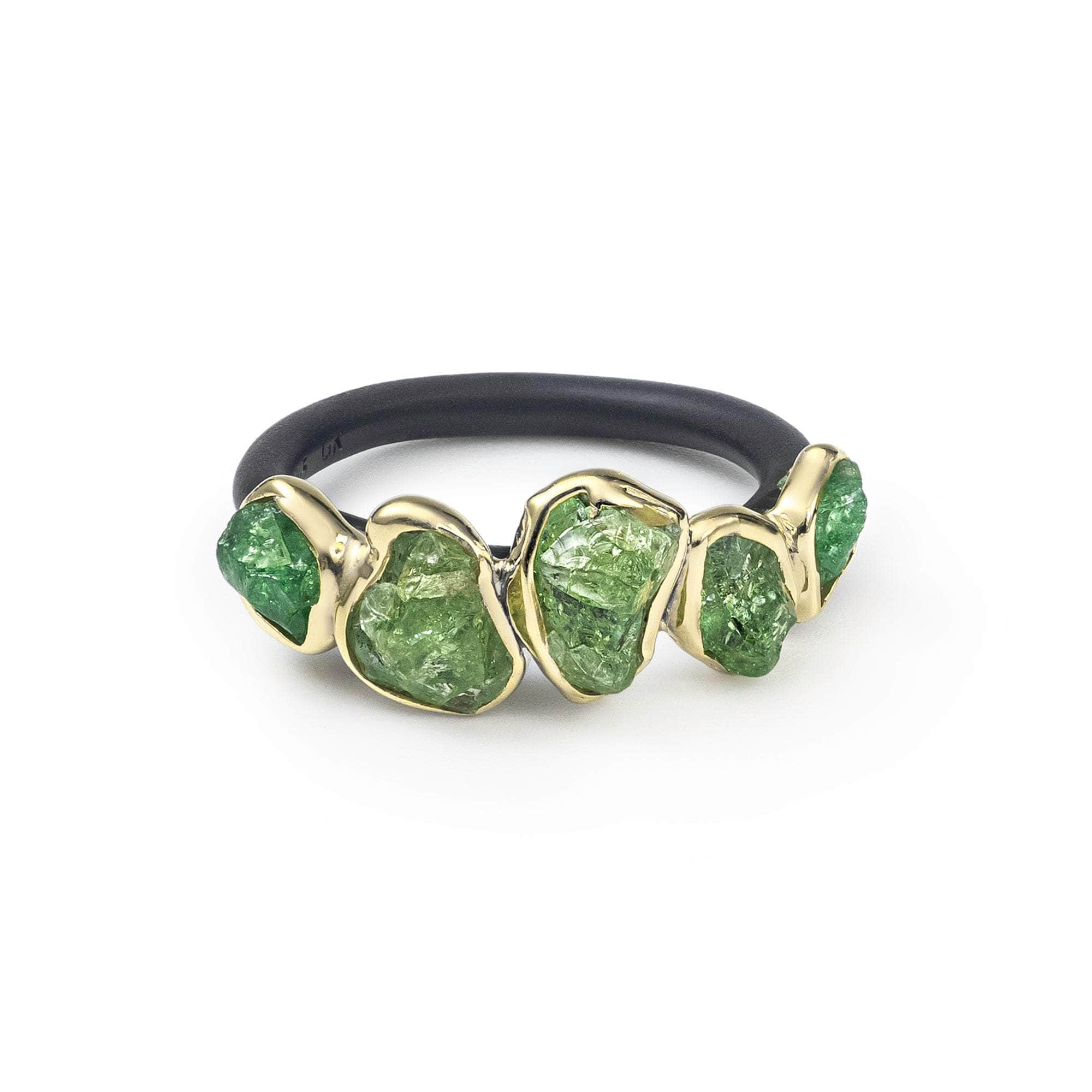 Florea Rough Tsavorite Ring GERMAN KABIRSKI