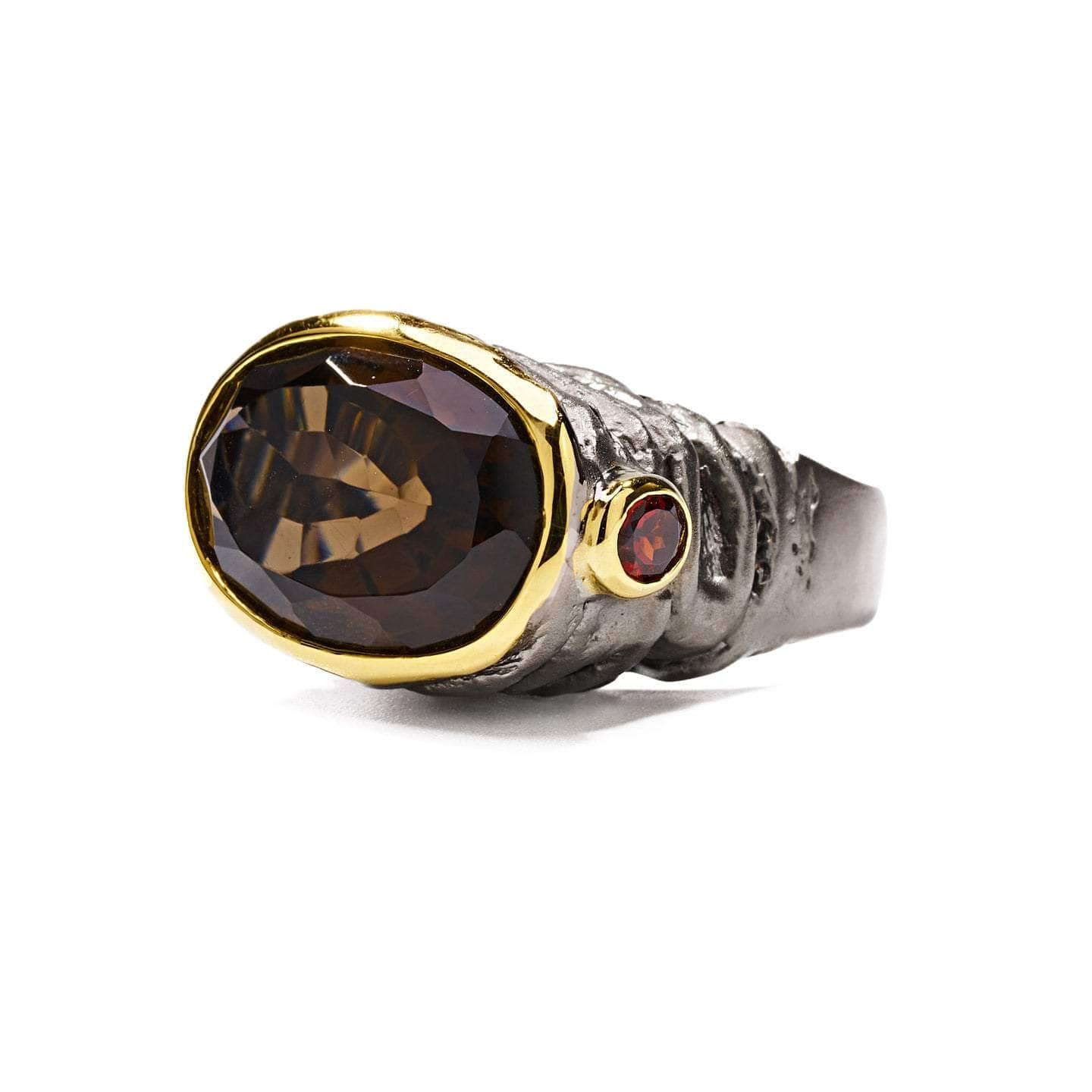 Gliese Smoky Quartz Ring GERMAN KABIRSKI