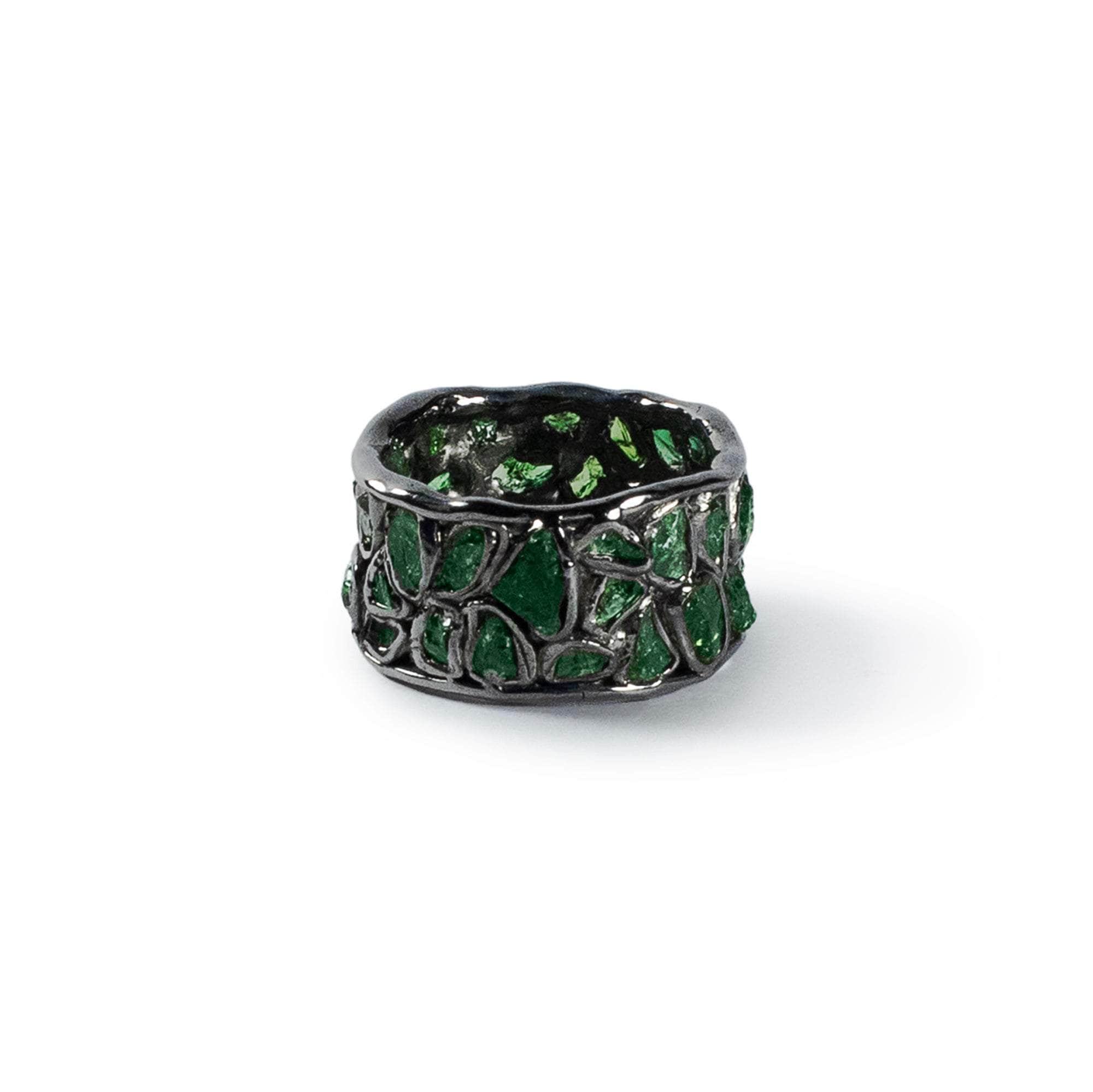 Gluck Chrome Diopside Ring GERMAN KABIRSKI