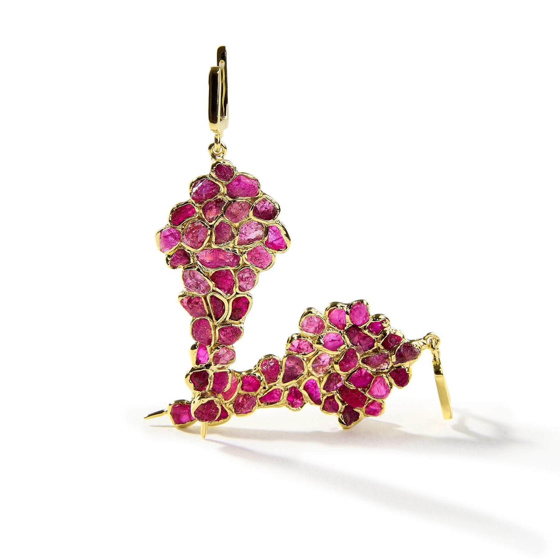 Ivy Rough Ruby Earrings GERMAN KABIRSKI