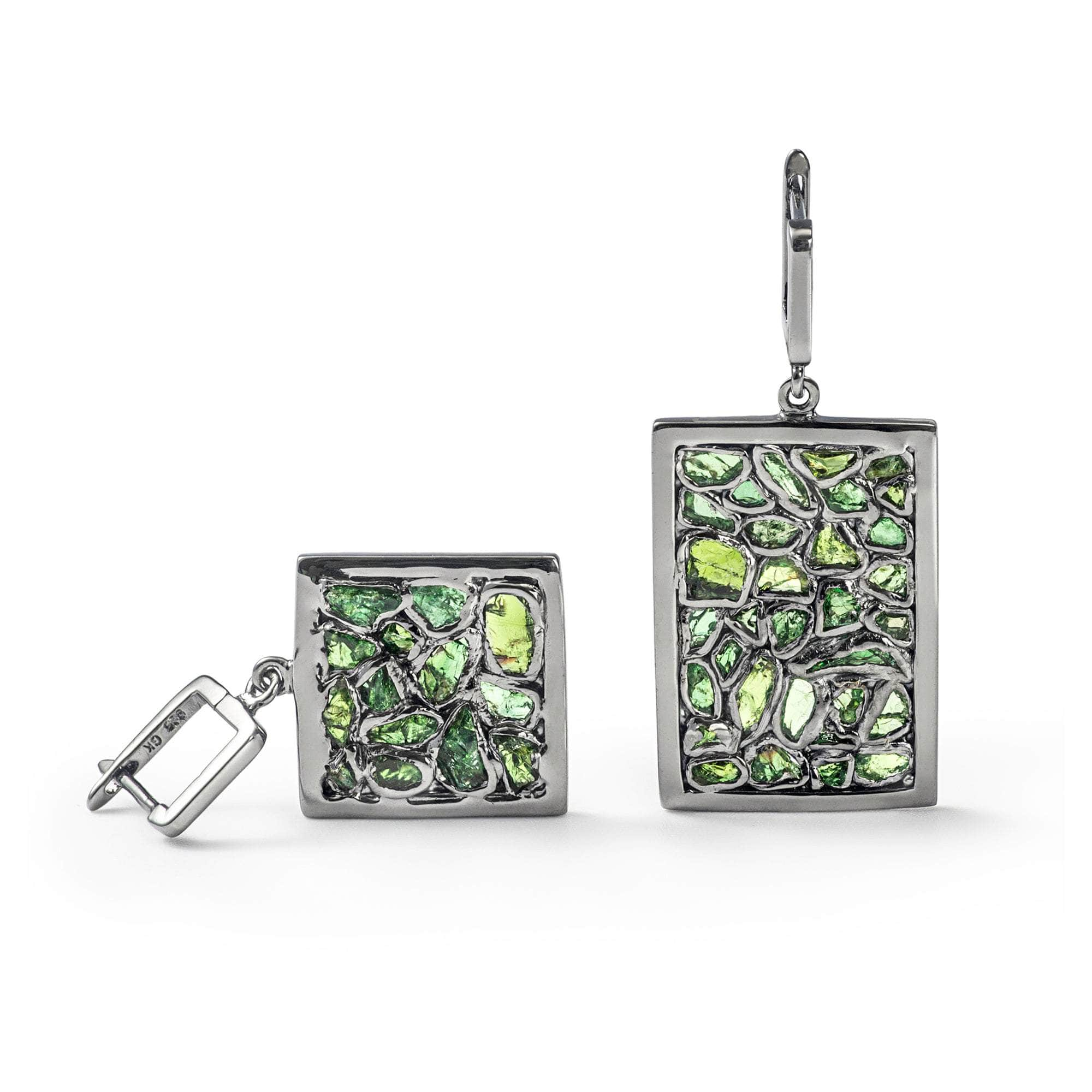 Bellini Chrome Diopside Earrings GERMAN KABIRSKI