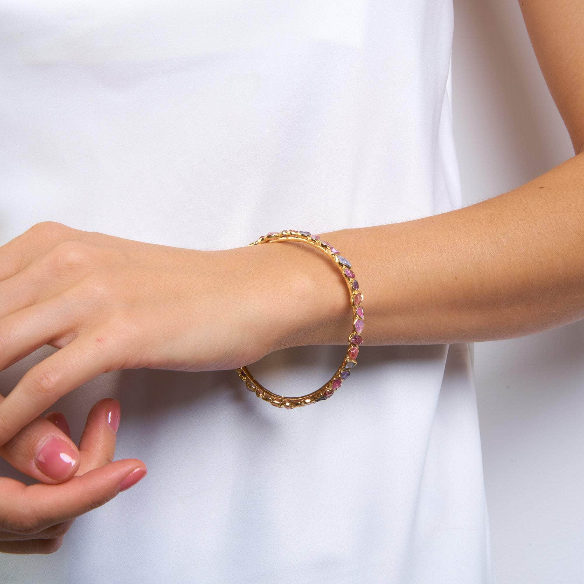 Aten Spinel Bangle (18K Gold) GERMAN KABIRSKI