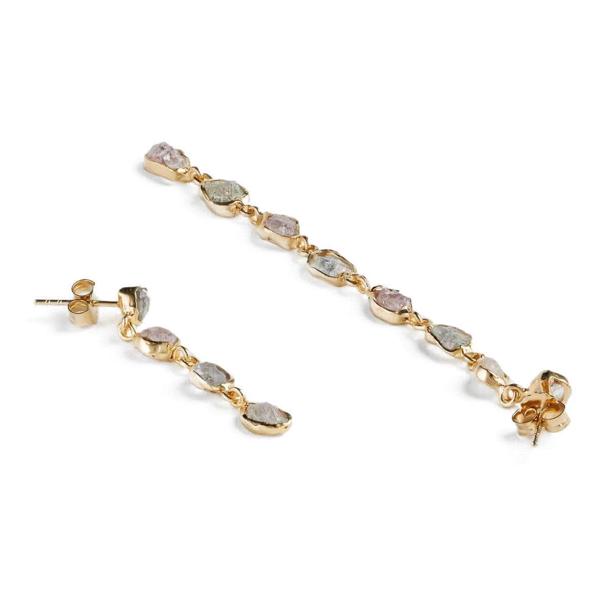 Fantome Sapphire Earrings (Pin&Stones) GERMAN KABIRSKI