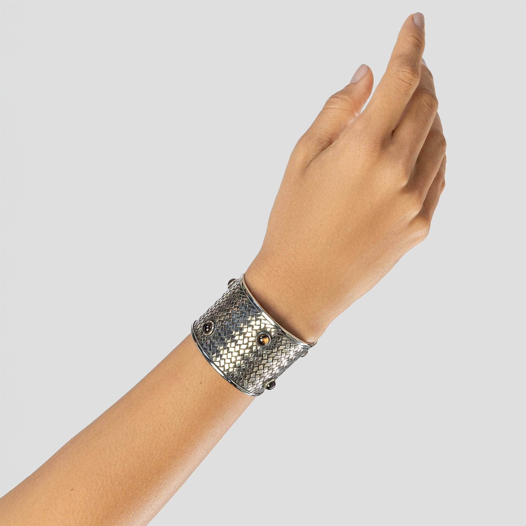 Arete Smoky Quartz Bangle GERMAN KABIRSKI