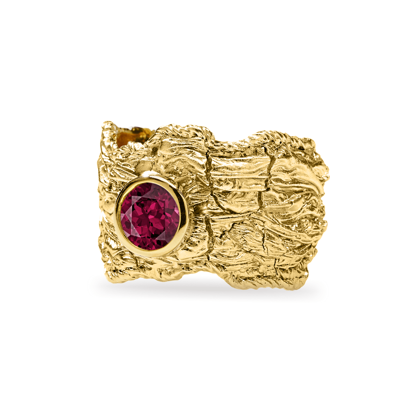 Althea Ring Custom Gems: Topaz, Amethyst, Peridot, Rhodolite, Citrine in Gold