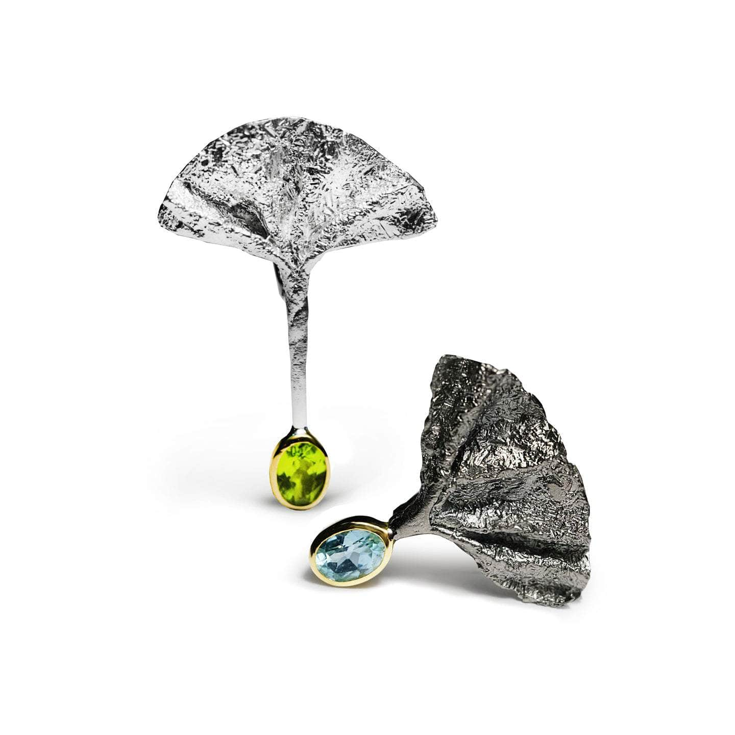 Asa Peridot and Blue Topaz Earrings GERMAN KABIRSKI