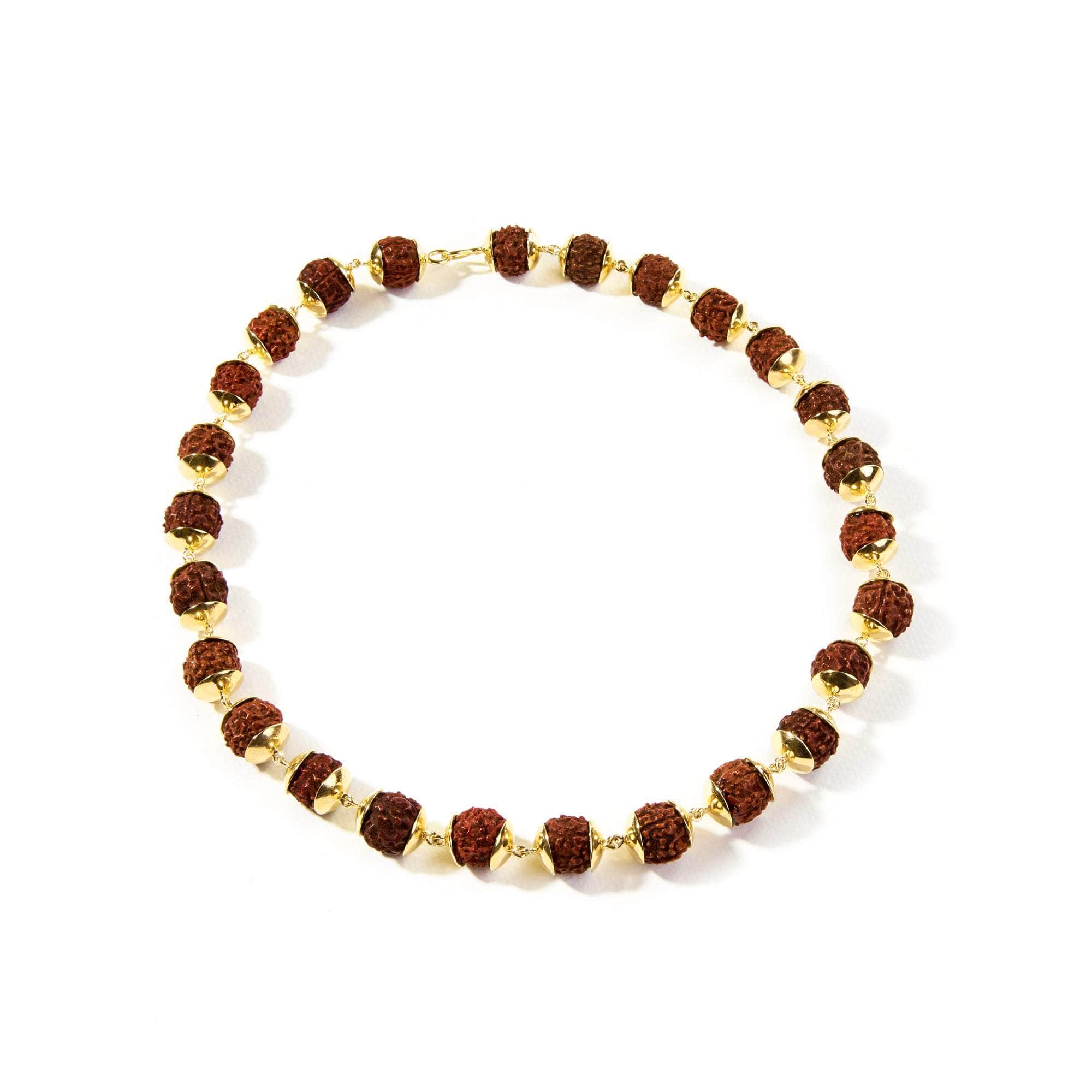 Kosm Rudraksha Beads Necklace GERMAN KABIRSKI