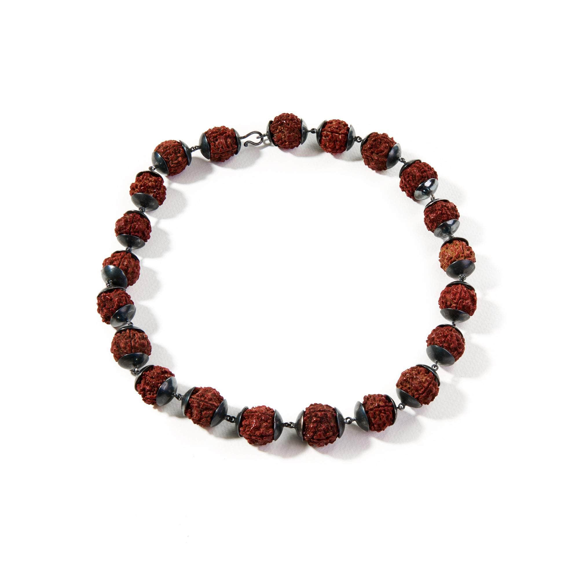 Epis Rudraksha Beads Necklace GERMAN KABIRSKI