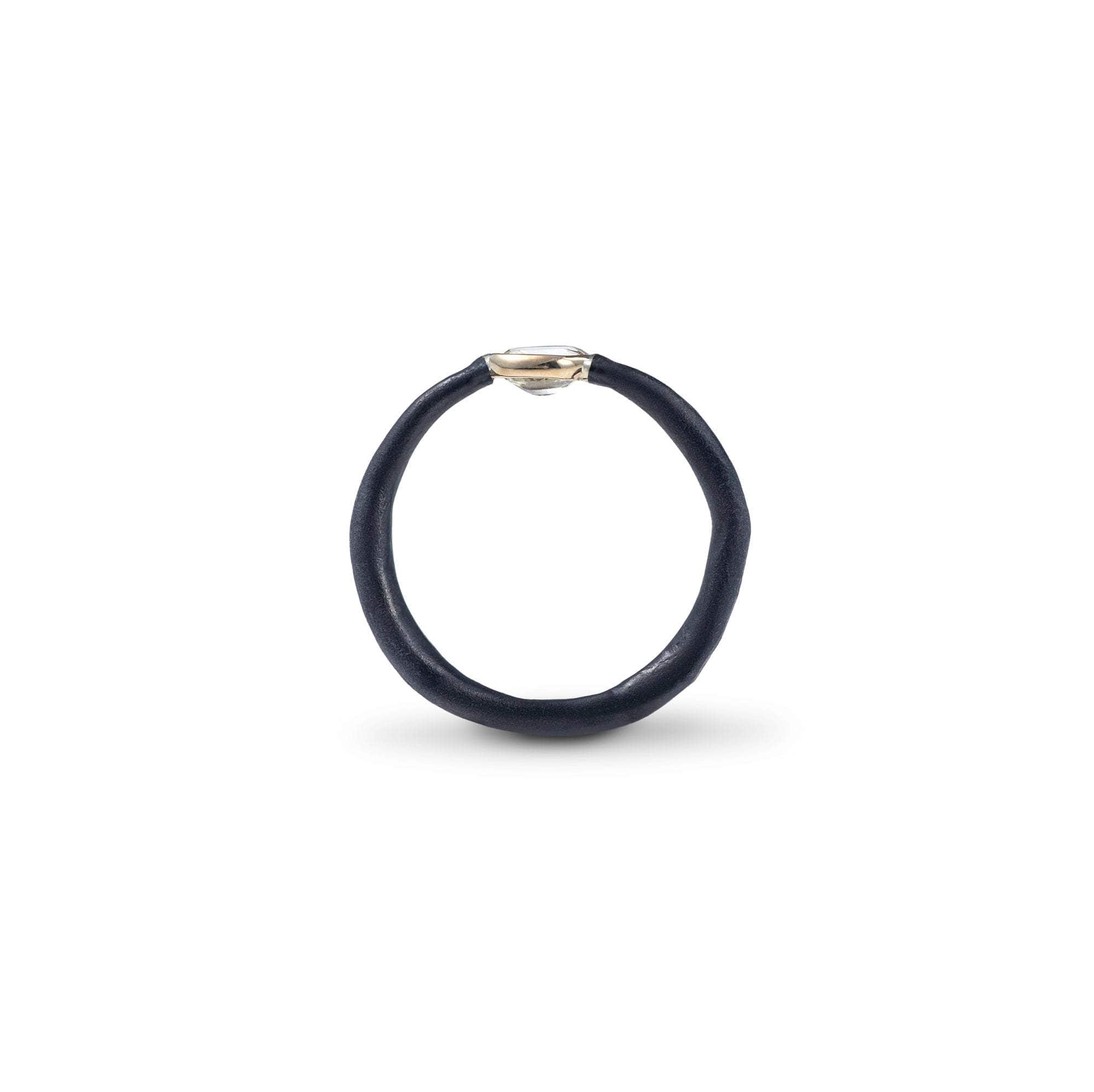 Kuro Yellow Sapphire Ring (Black Anthracite) GERMAN KABIRSKI