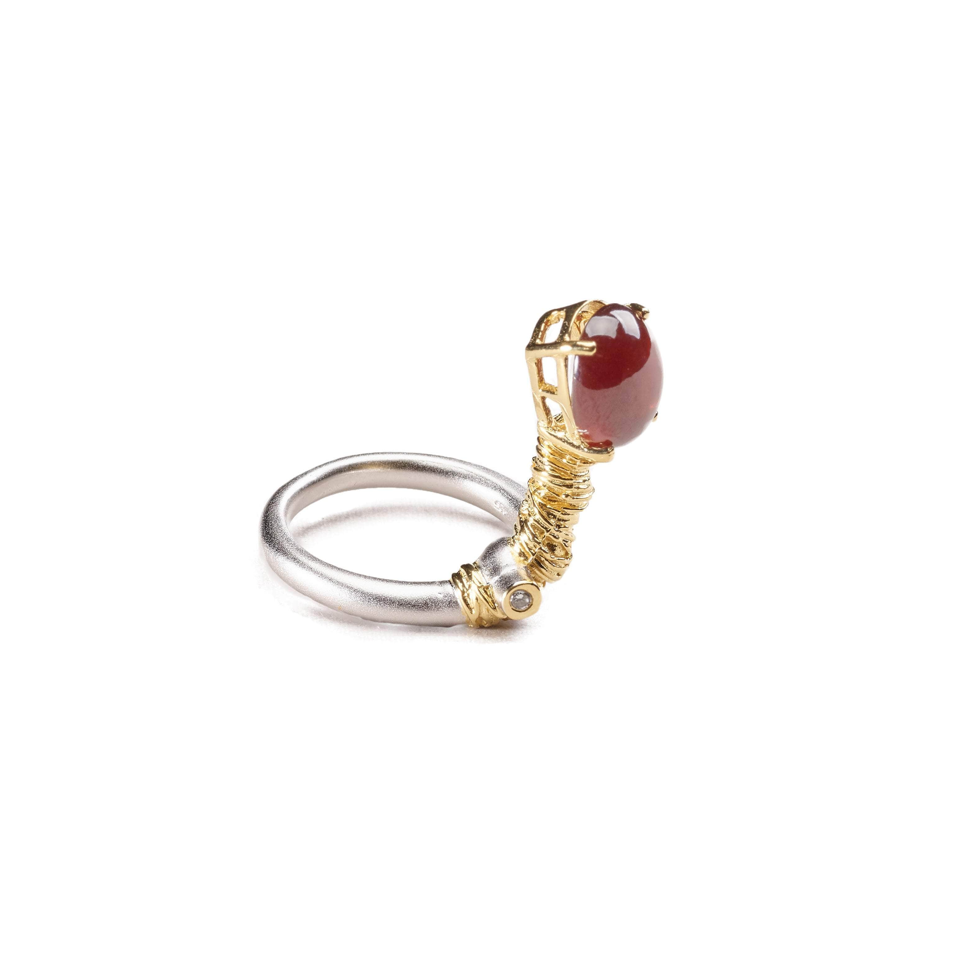 Marelda Garnet Ring GERMAN KABIRSKI