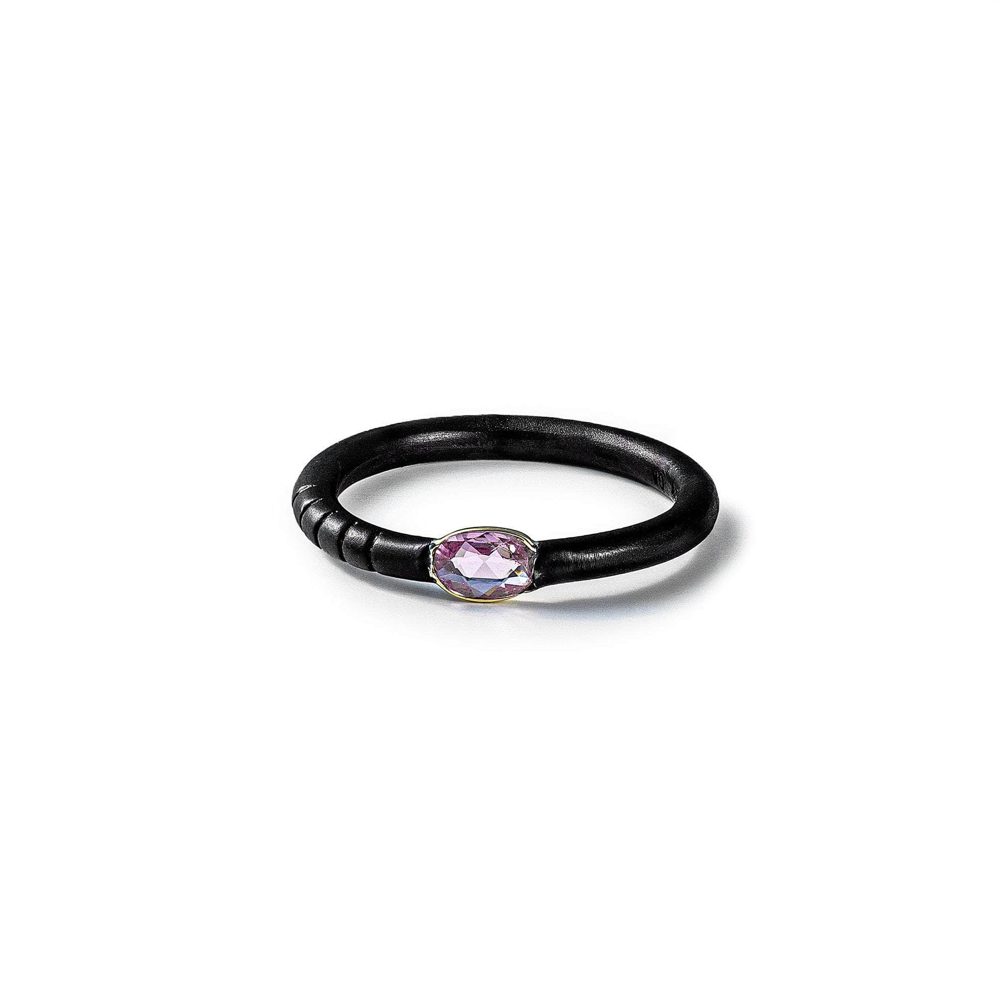 Musa Pink Sapphire Ring (Anthracite) GERMAN KABIRSKI