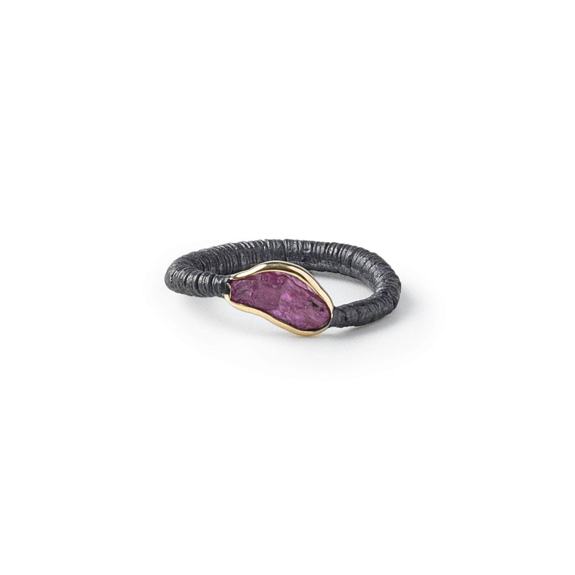 Namor Rough Ruby Ring GERMAN KABIRSKI