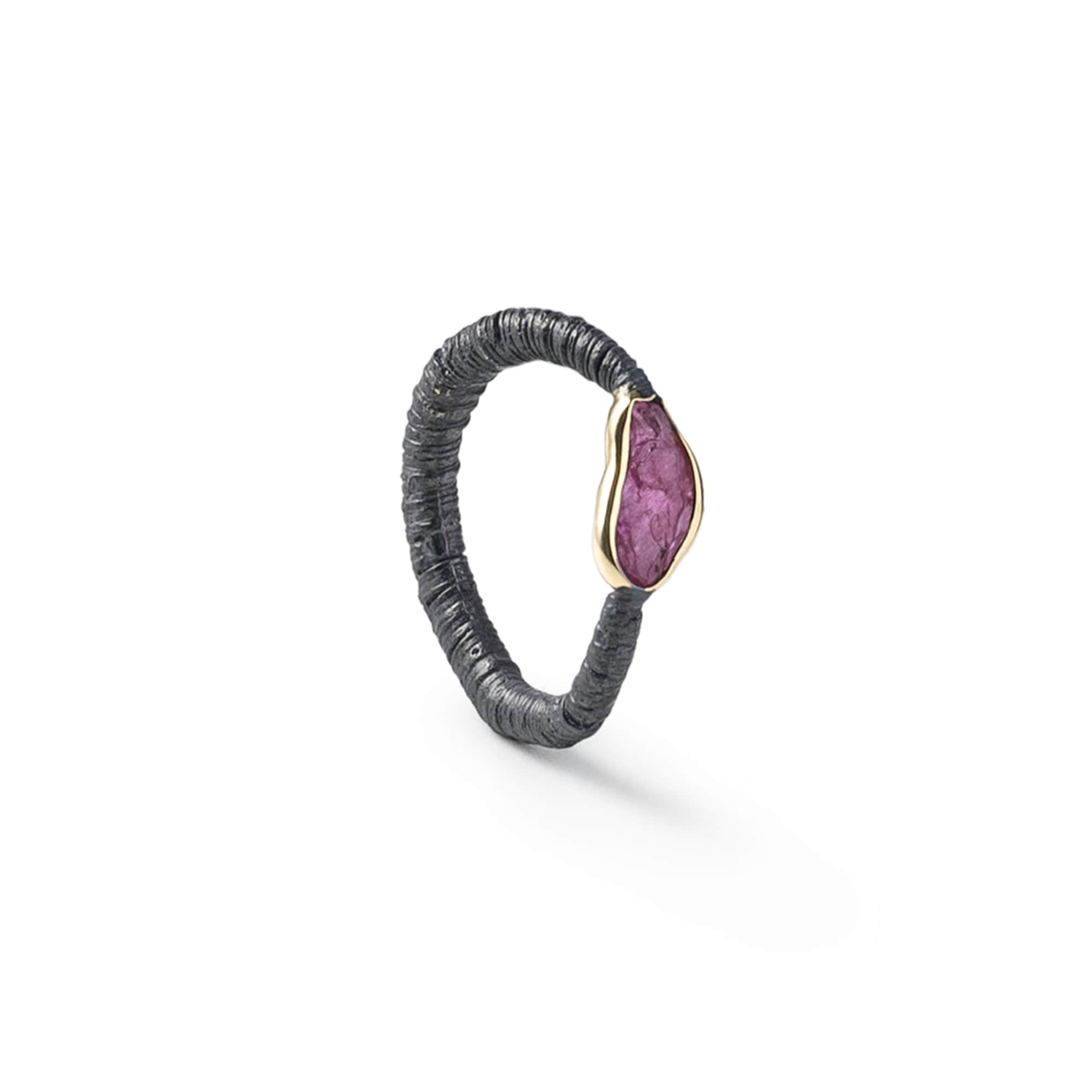 Namor Rough Ruby Ring GERMAN KABIRSKI