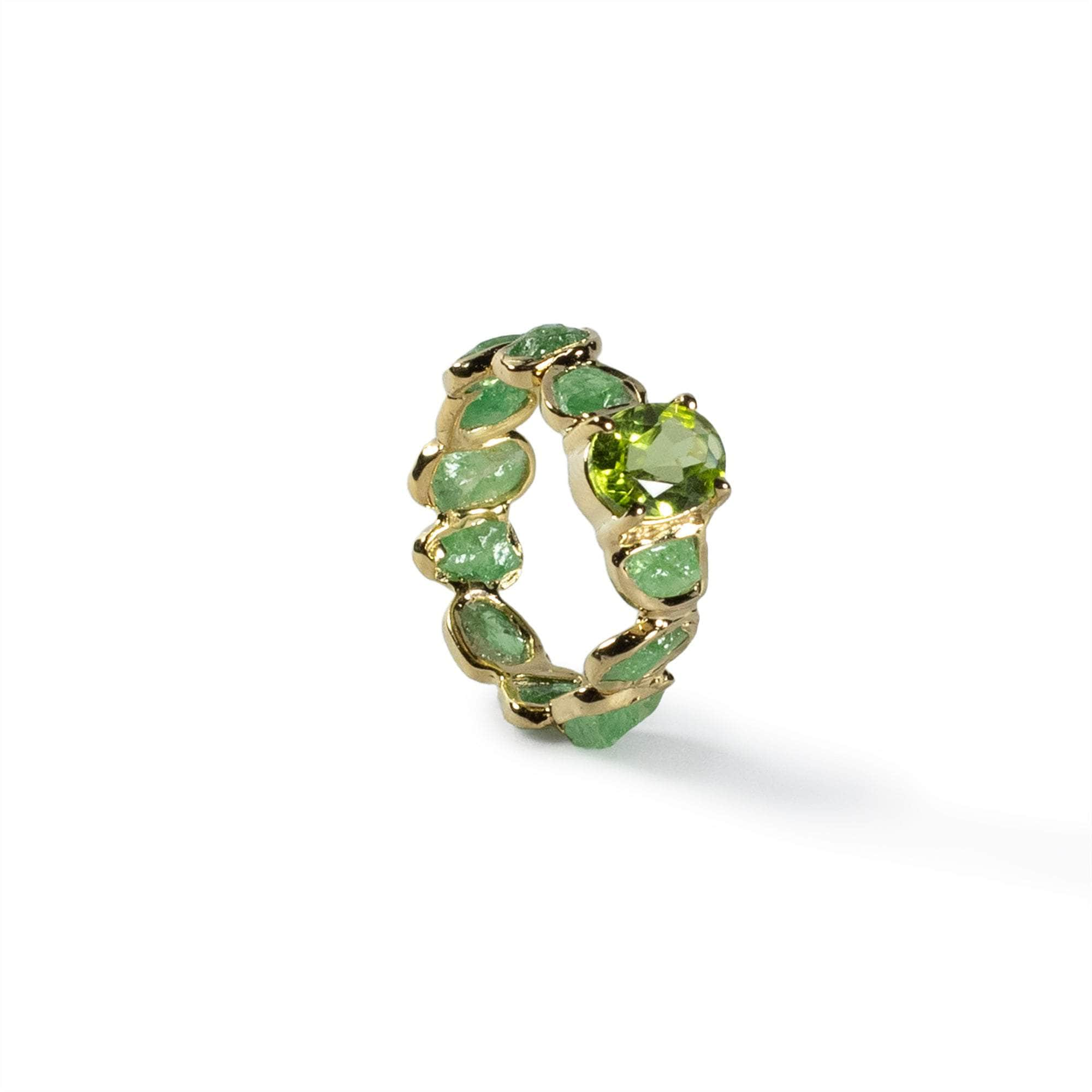 Narai Tsavorite and Peridot Ring GERMAN KABIRSKI