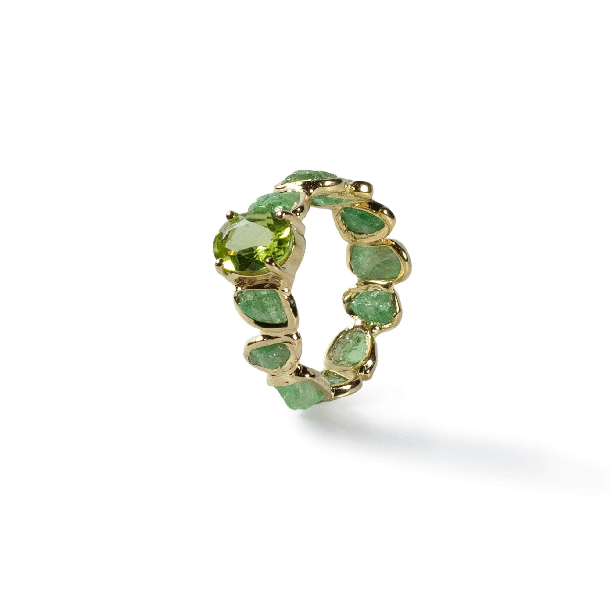 Narai Tsavorite and Peridot Ring GERMAN KABIRSKI