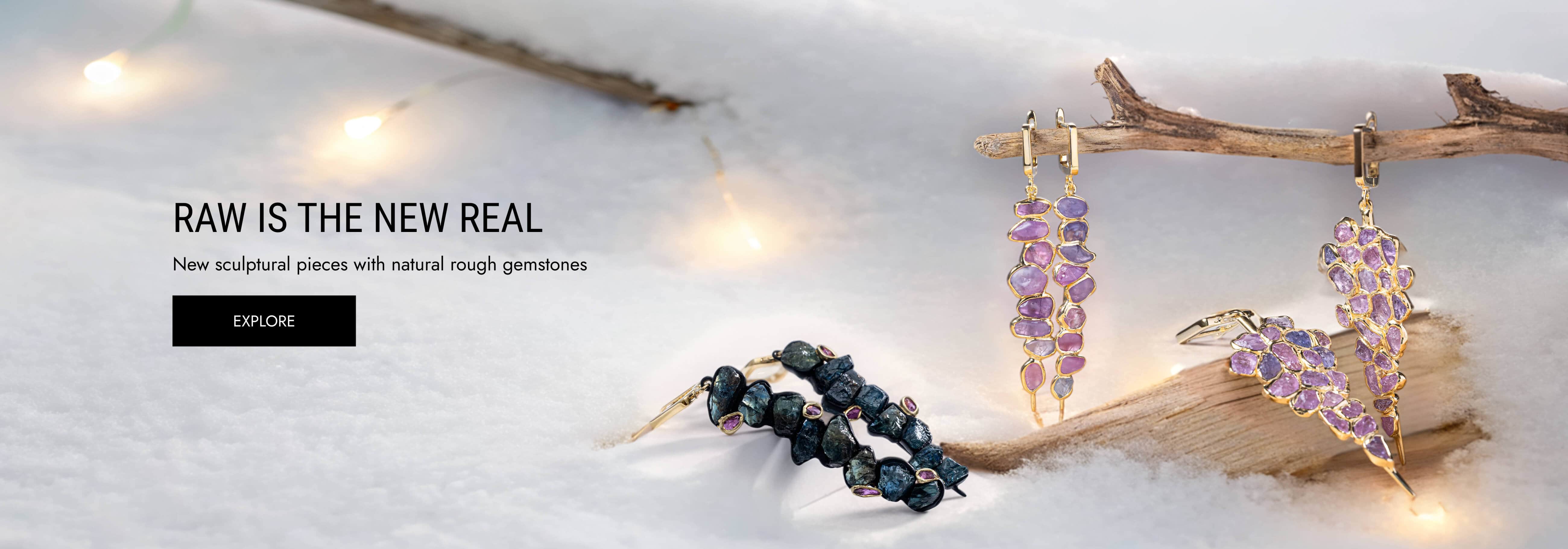 natural rough gemstones by german kabirski