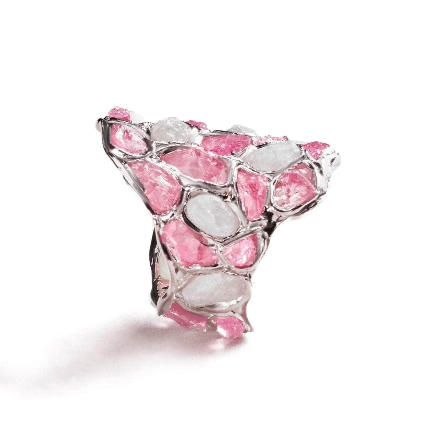 Nerissa White and Pink Sapphire Ring GERMAN KABIRSKI