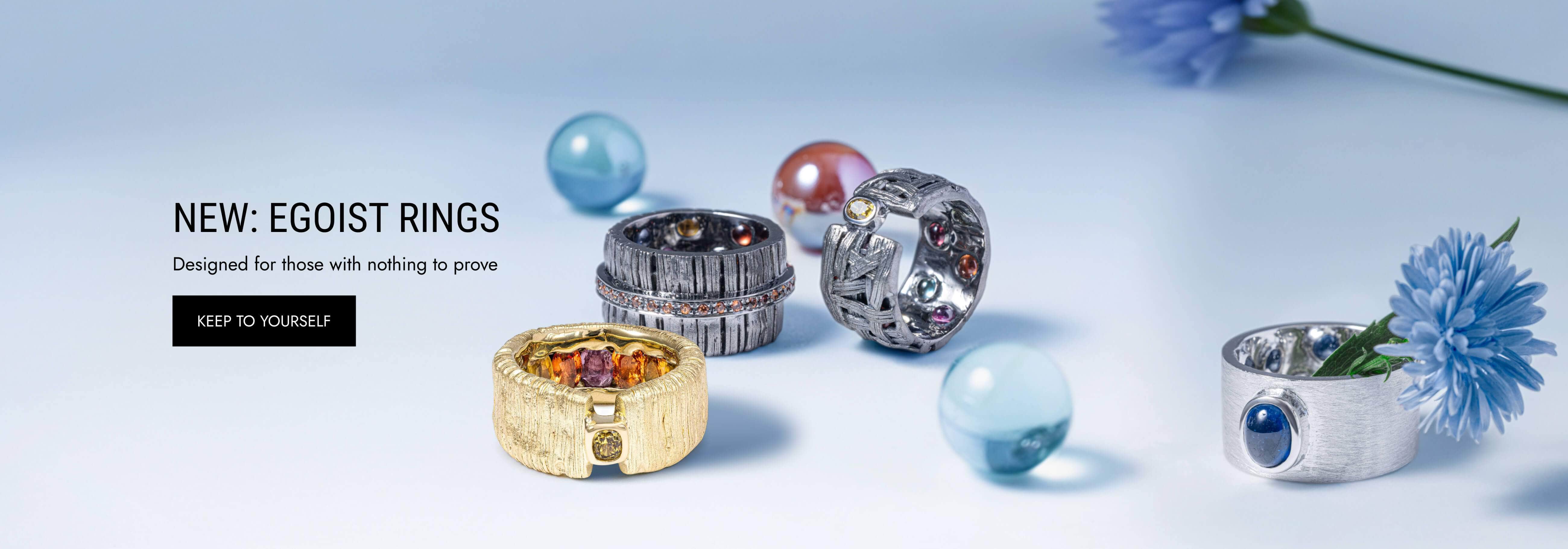 egoist rings by german kabirski