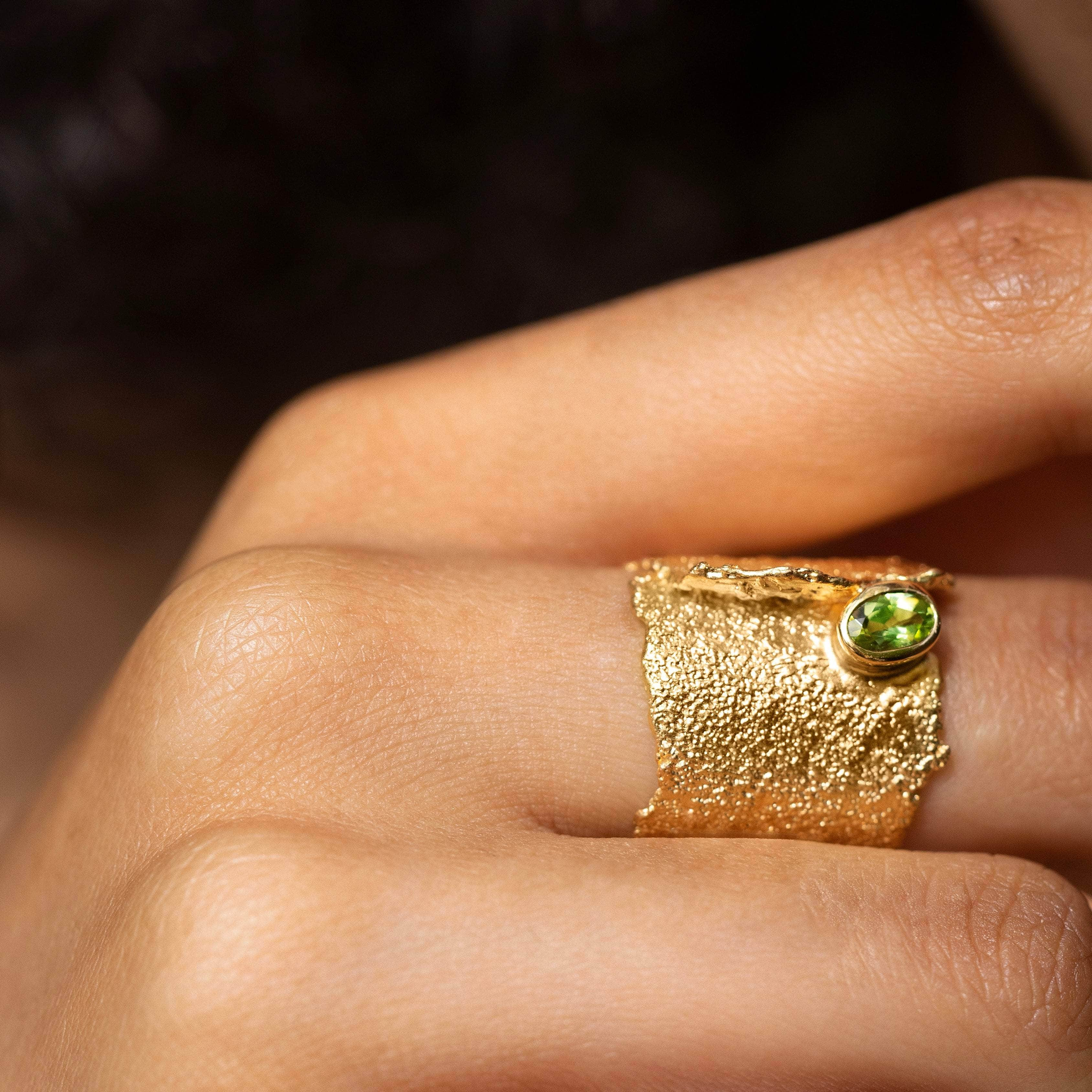 Otthild Peridot Ring GERMAN KABIRSKI