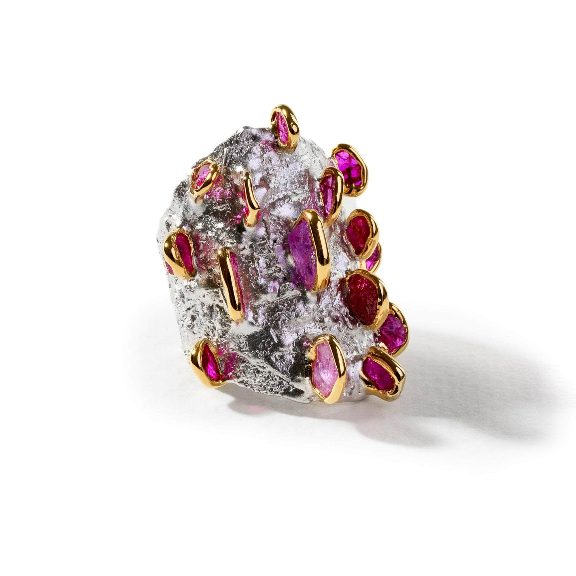 Ovi Rough Ruby Ring GERMAN KABIRSKI