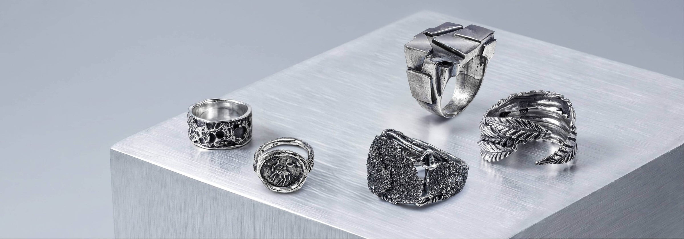 oxidized silver jewelry by german kabirski