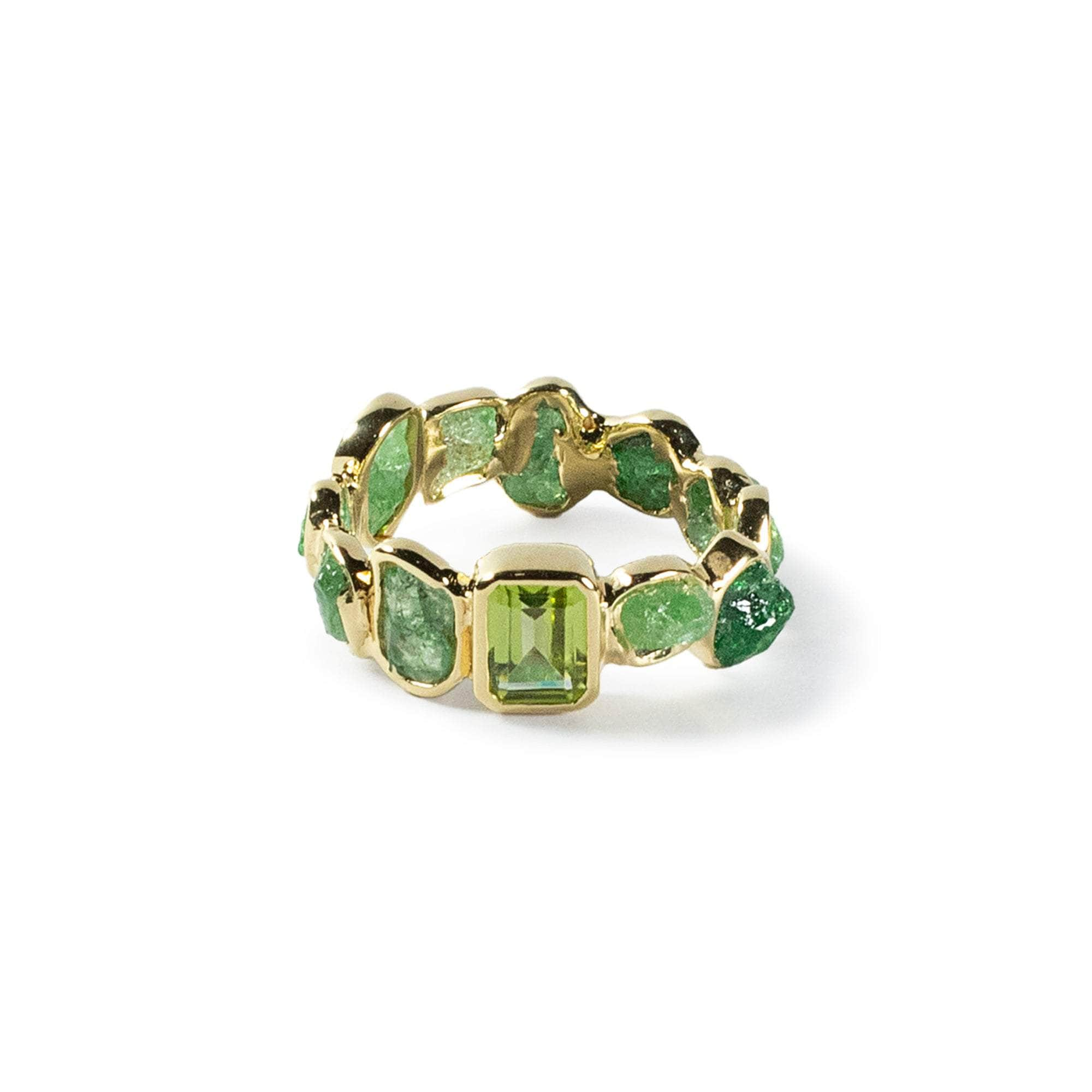 Planta Tsavorite and Peridot Ring GERMAN KABIRSKI