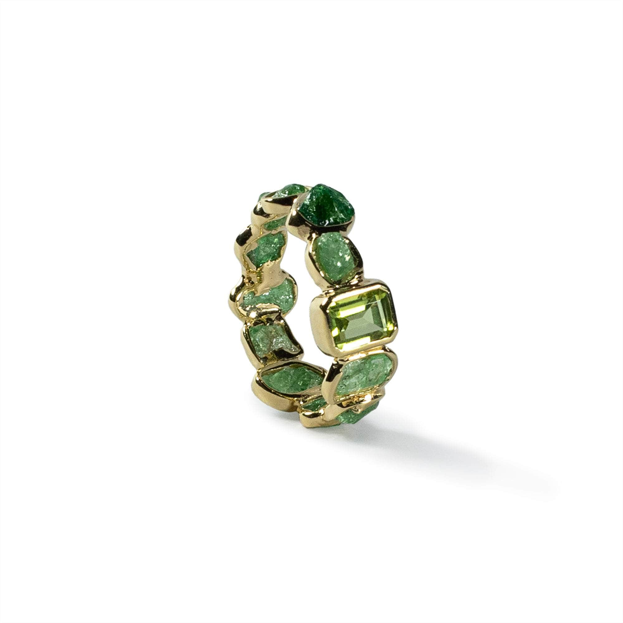 Planta Tsavorite and Peridot Ring GERMAN KABIRSKI