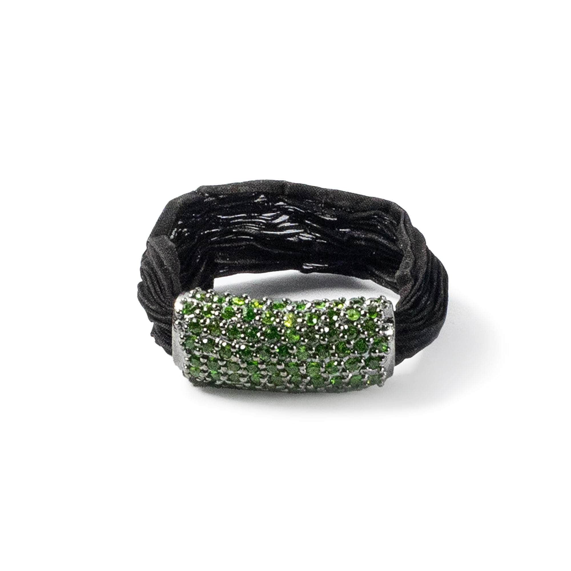 Ponture Tsavorite Ring (Black Ruthenium, Black Anthracite) GERMAN KABIRSKI