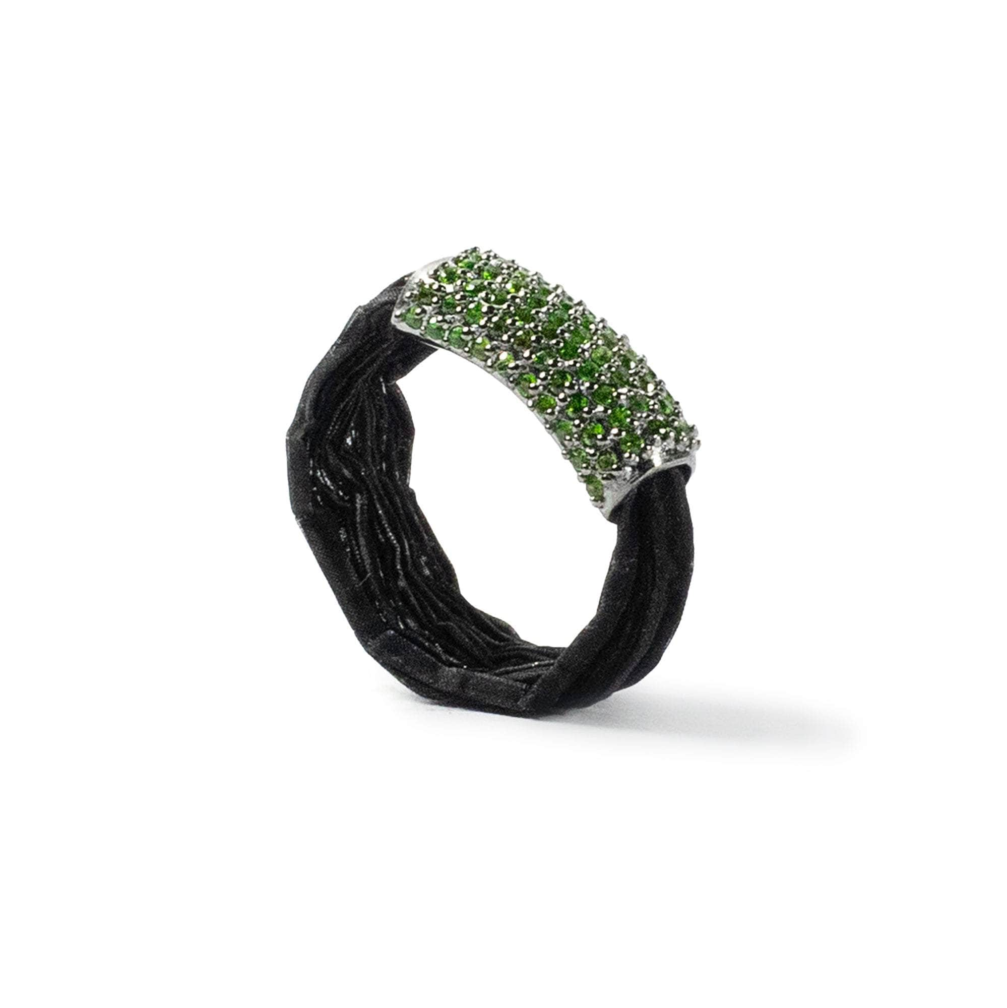 Ponture Tsavorite Ring (Black Ruthenium, Black Anthracite) GERMAN KABIRSKI