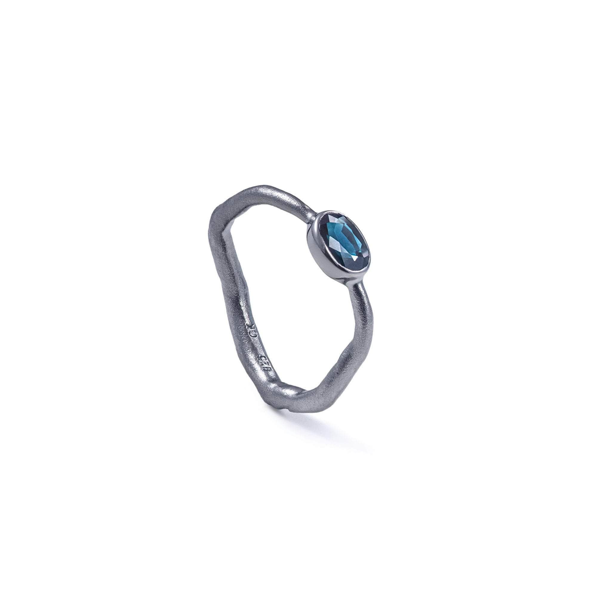 Sedon Sapphire Ring (Black Rhodium) GERMAN KABIRSKI