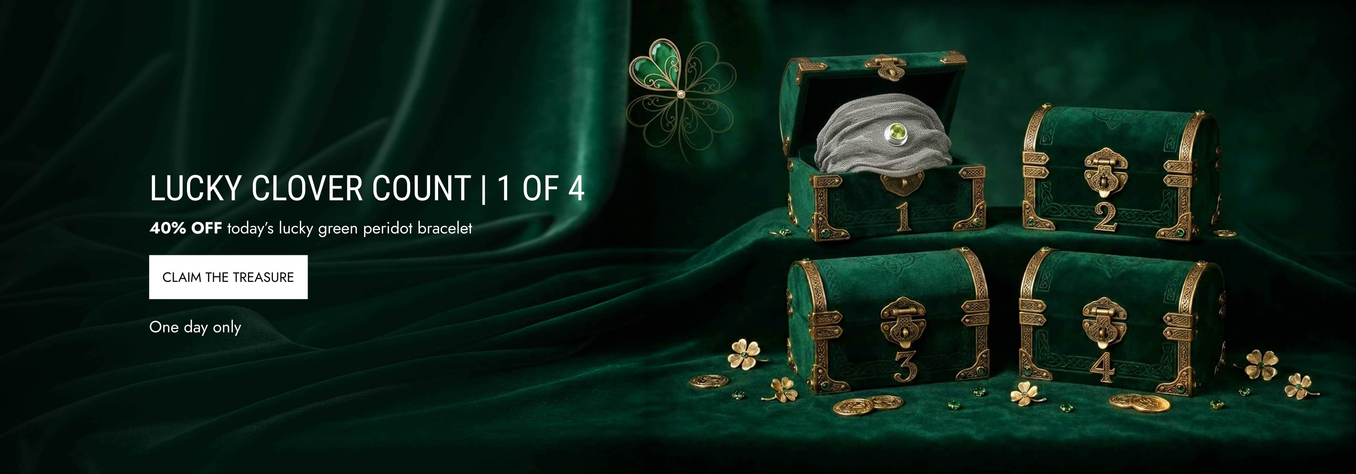 lucky clover count sale jewelry