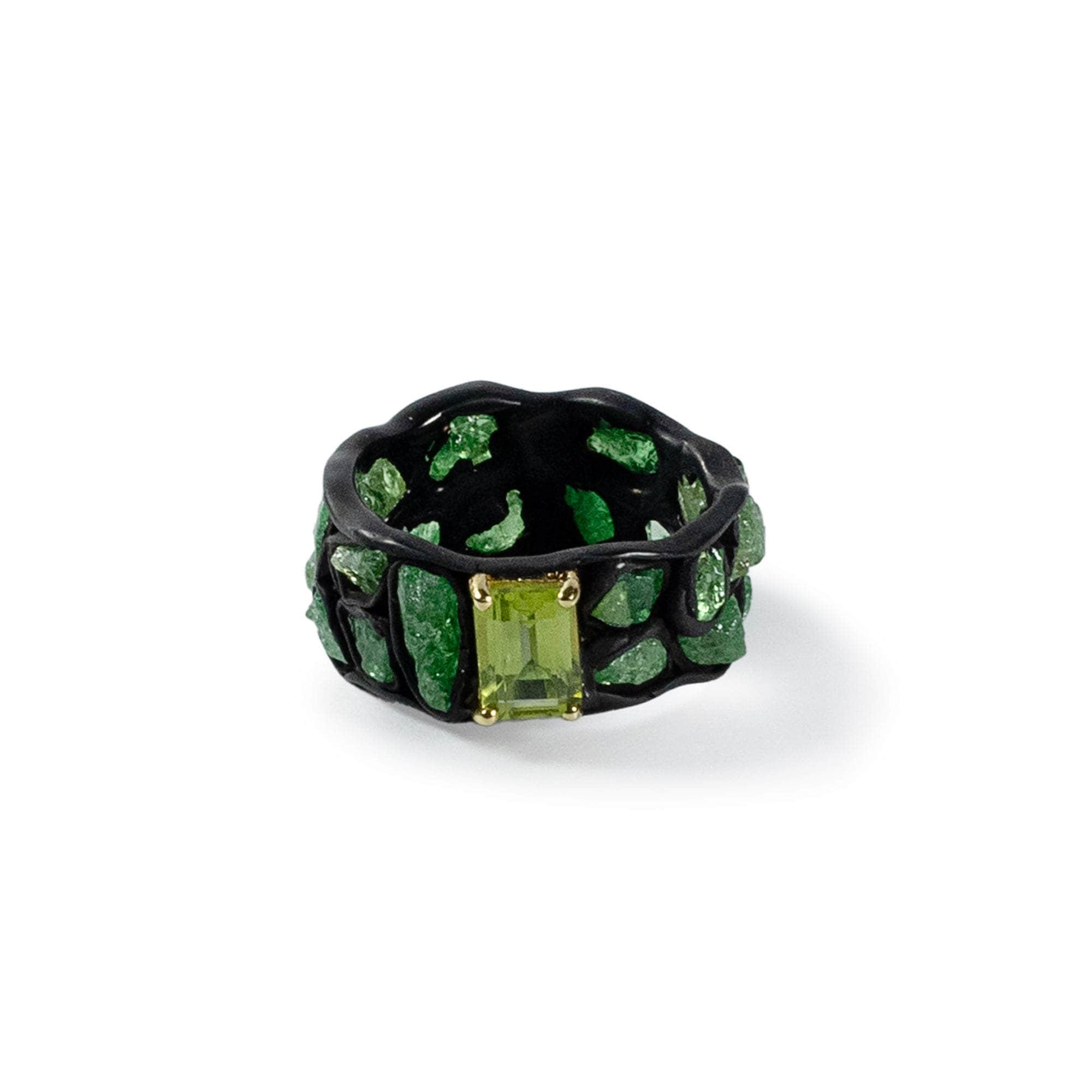 Tabiat Tsavorite and Peridot Ring GERMAN KABIRSKI