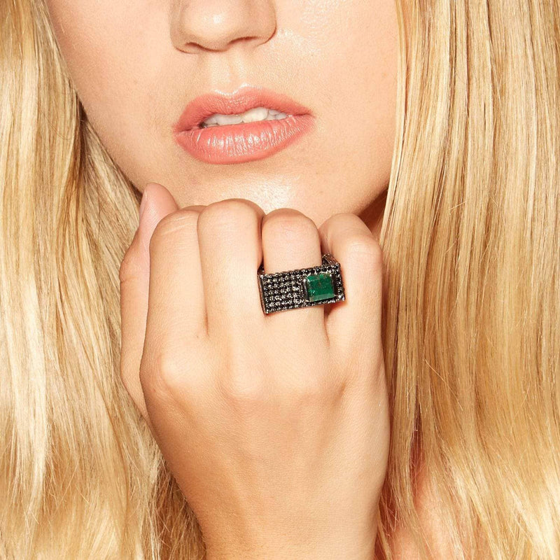 Ring 9.5 Igraine Emerald Ring Igraine Emerald Ring, Ring by GERMAN KABIRSKI
