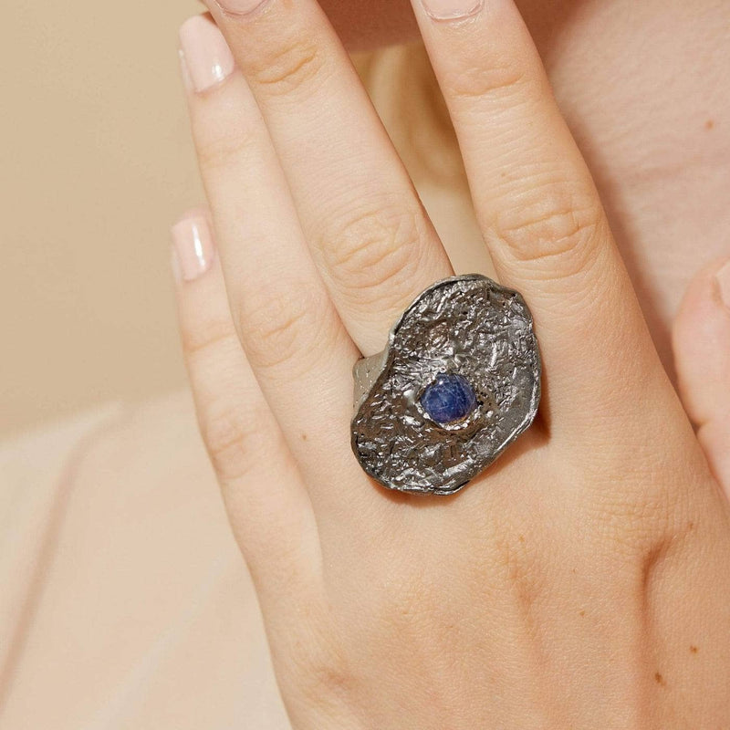 Ring 6 Titania Sapphire Ring Titania Sapphire Ring, Ring by GERMAN KABIRSKI