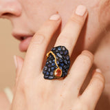 Ring 7.5 Brianna Sapphire Ring Brianna Sapphire Ring, Ring by GERMAN KABIRSKI