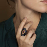 Ring 8 Dynamis Ruby and Sapphire Ring Dynamis Ruby and Sapphire Ring, Ring by GERMAN KABIRSKI