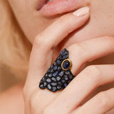 Ring 6.5 Cordelia Blue Sapphire Ring Cordelia Blue Sapphire Ring, Ring by GERMAN KABIRSKI